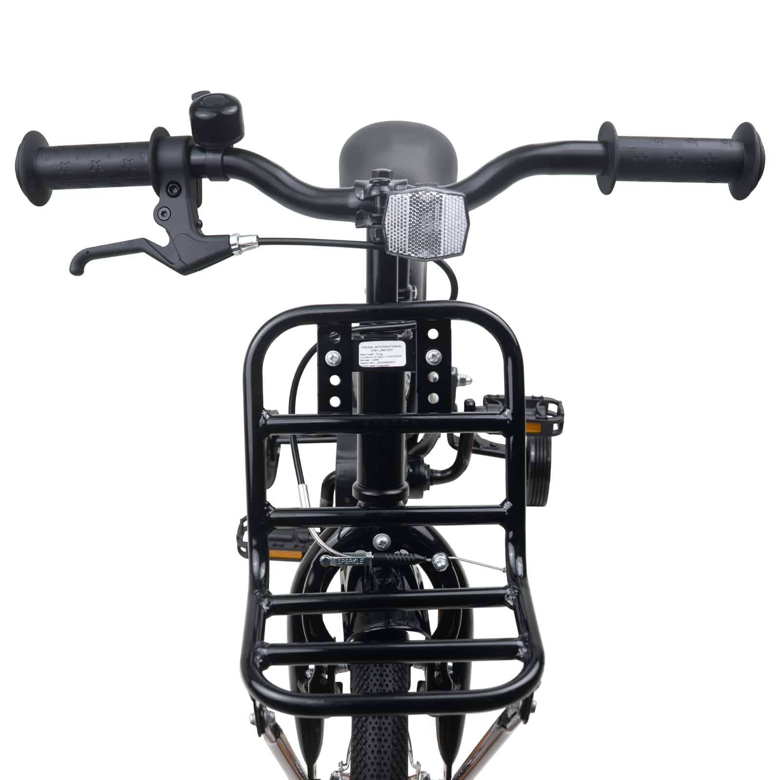 vidaXL Kinderfahrrad 16 Zoll für 4-6 Jahre alt Orange Schwarz