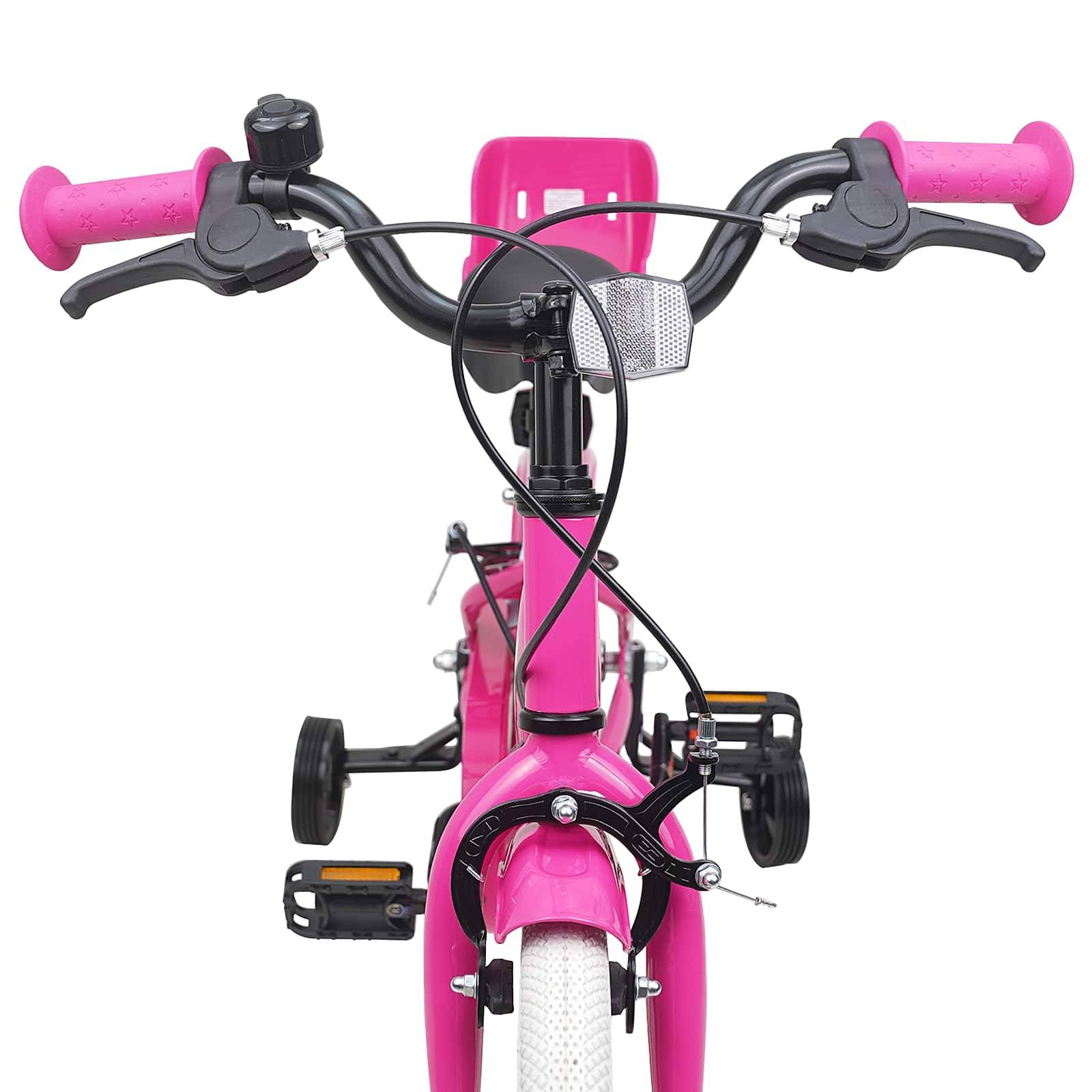vidaXL Kinderfahrrad 12 Zoll für 2-4 Jahre alt Rosa