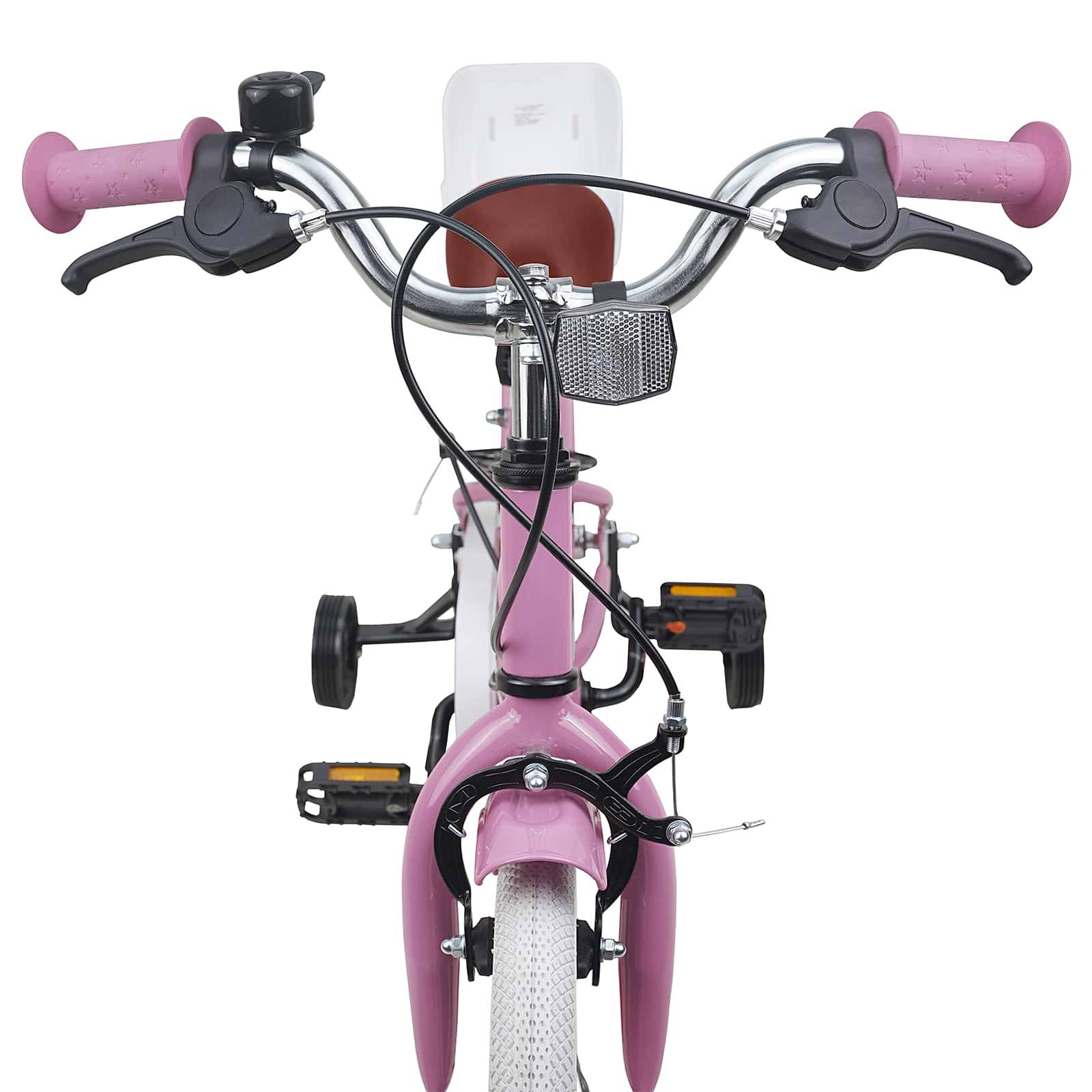 vidaXL Kinderfahrrad 12 Zoll für 2-4 Jahre alt Hellrosa