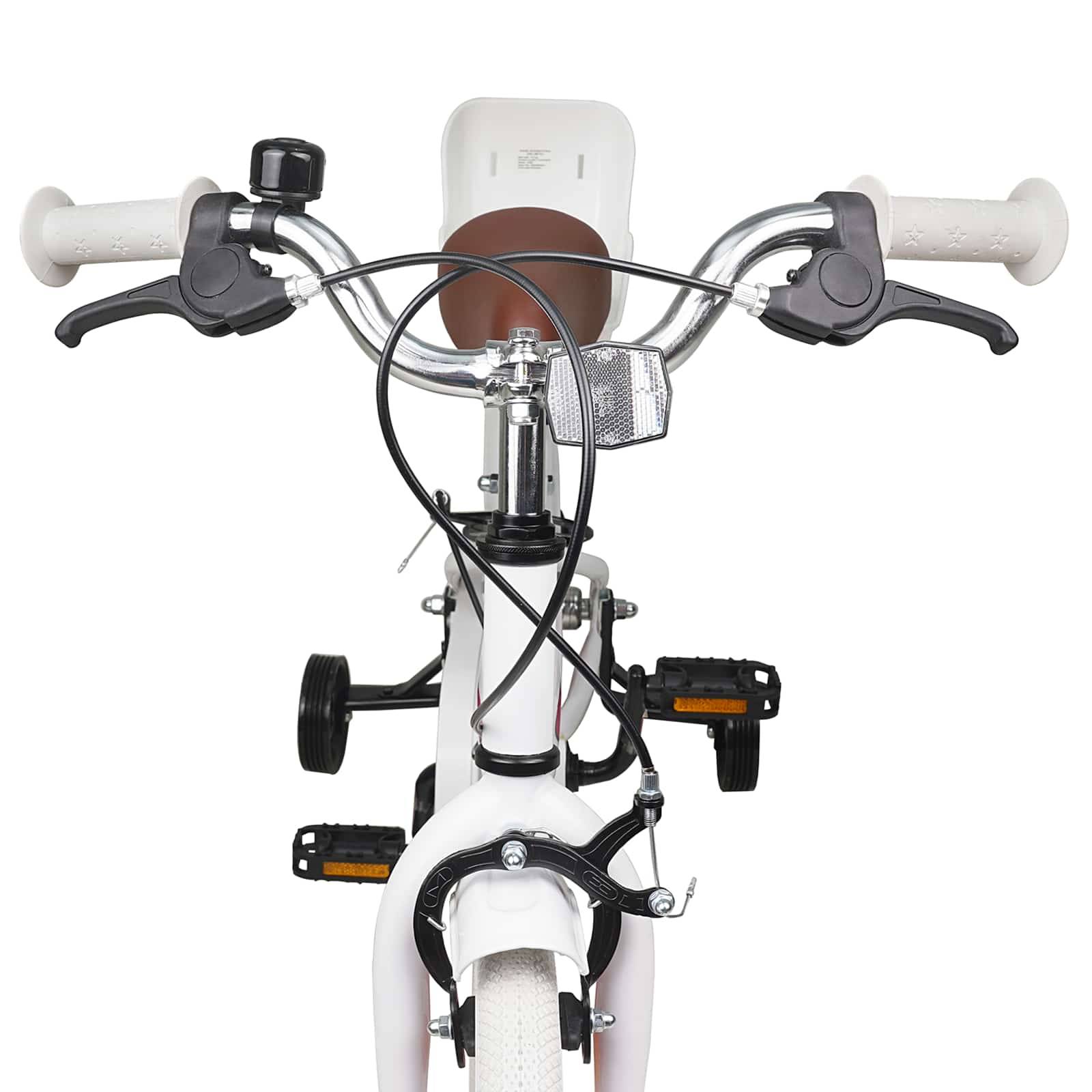 vidaXL Kinderfahrrad 16 Zoll für 4-6 Jahre alt Weiß