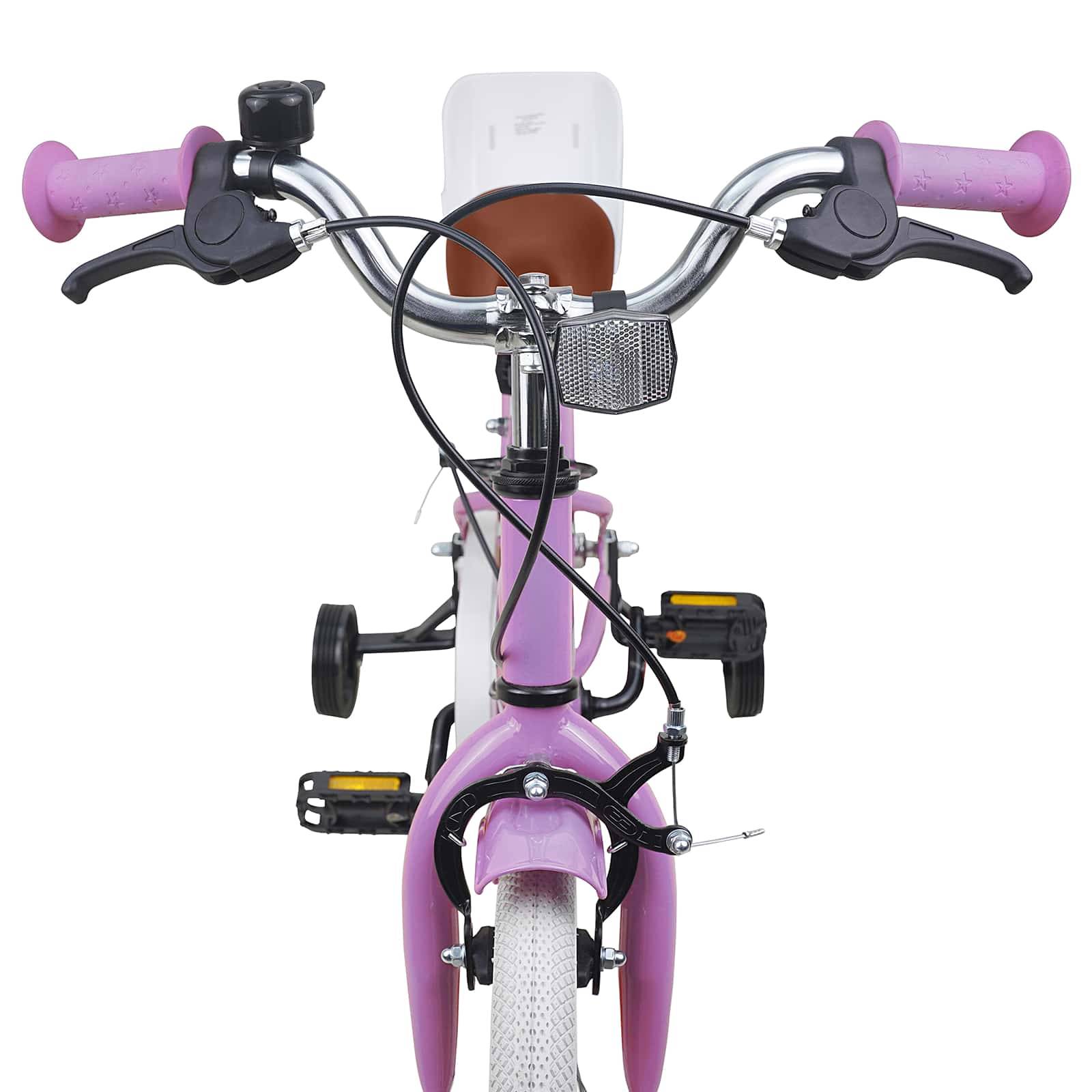 vidaXL Kinderfahrrad 16 Zoll für 4-6 Jahre alt Lila