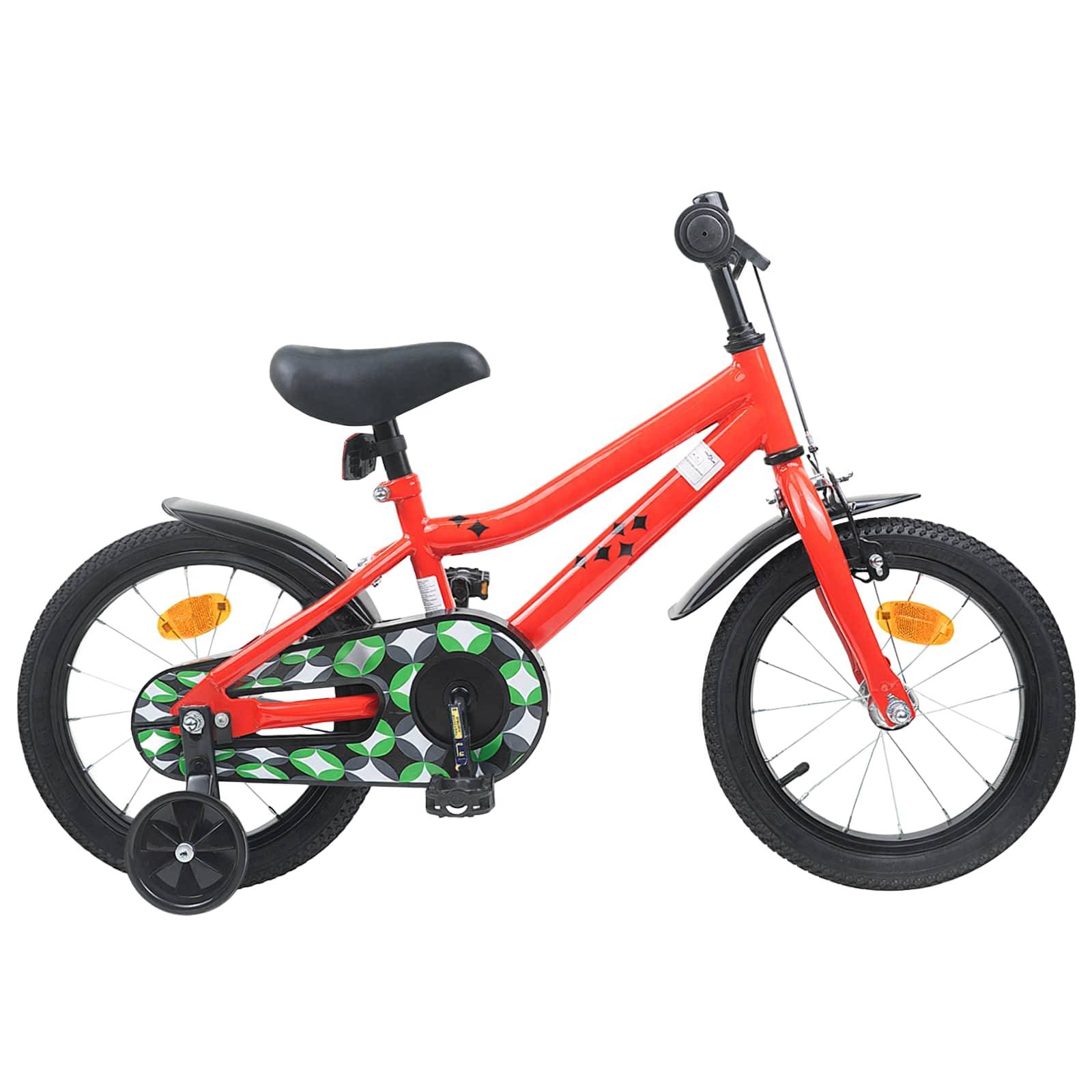 vidaXL Kinderfahrrad 14 Zoll für 3-5 Jahre alt Rot