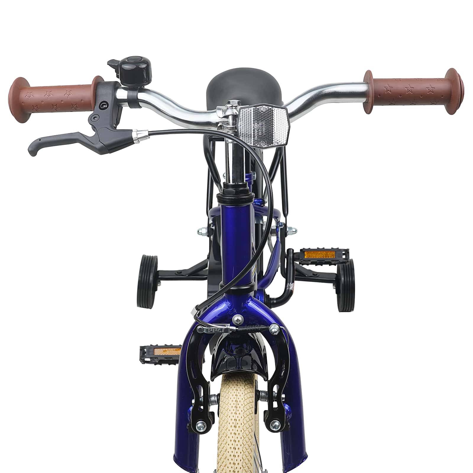 vidaXL Kinderfahrrad 12 Zoll für 2-4 Jahre alt Dunkelblau