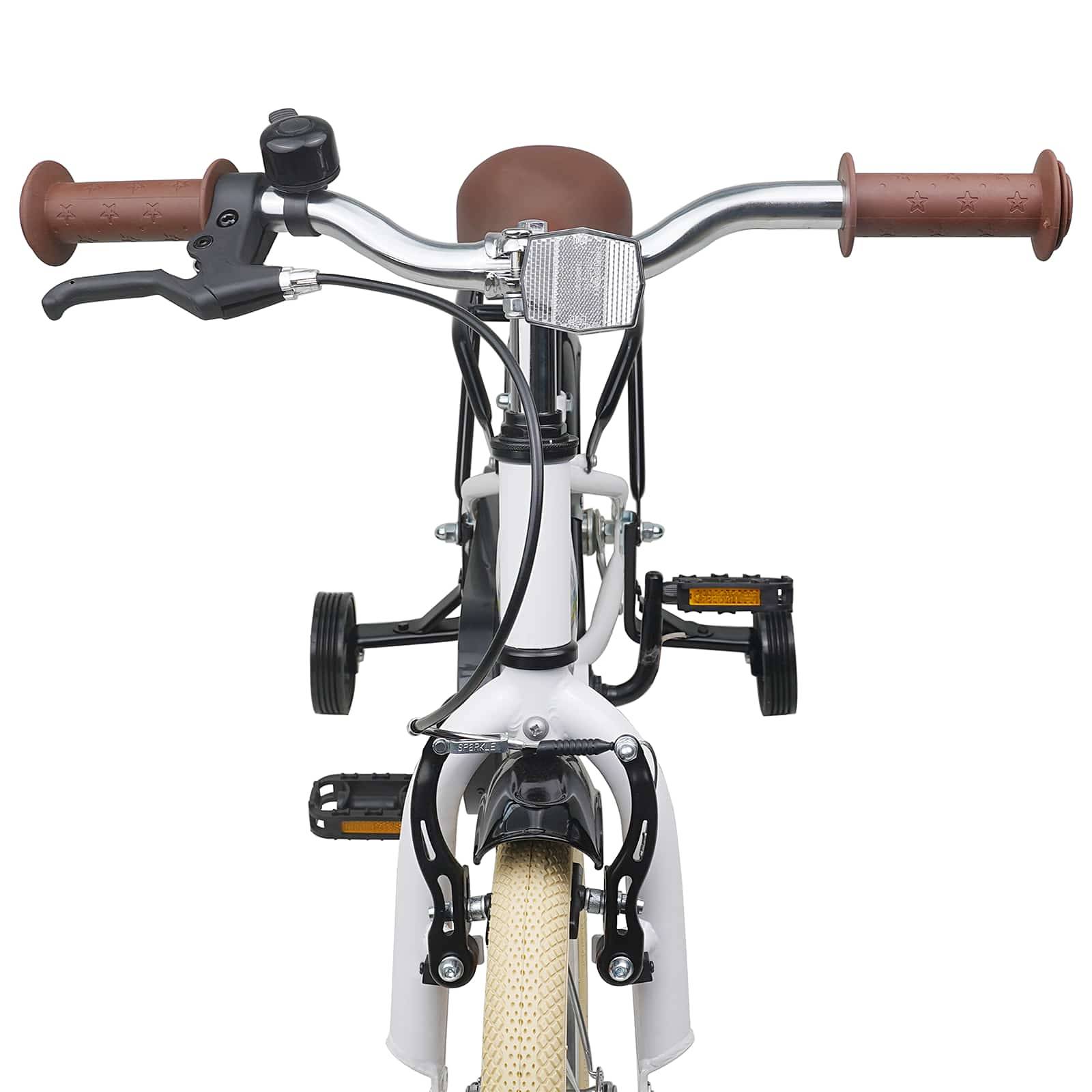 vidaXL Kinderfahrrad 12 Zoll für 2-4 Jahre alt Weiß