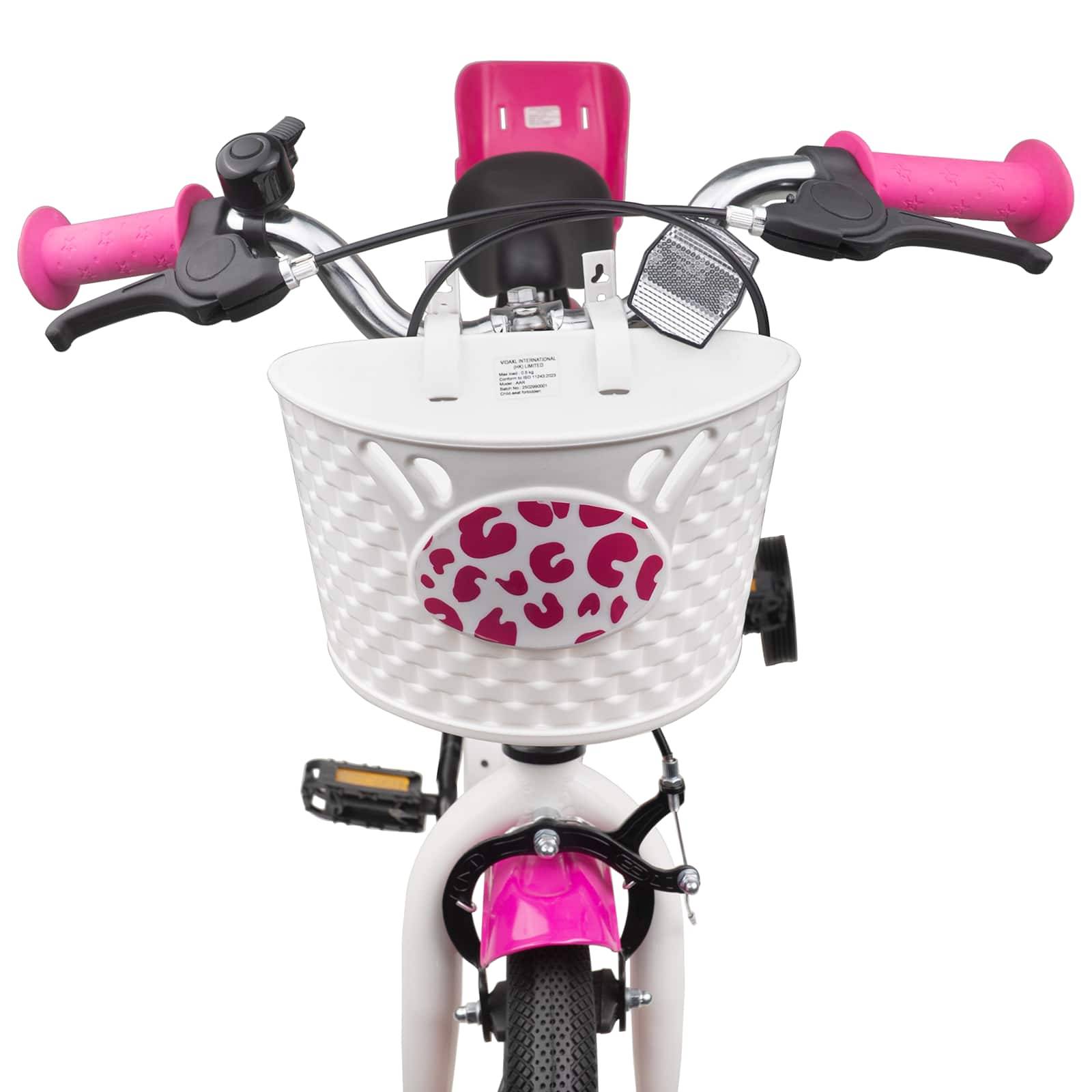 vidaXL Kinderfahrrad Mit Stützrädern 16 Zoll für 4-6 Jahre alt Rosa