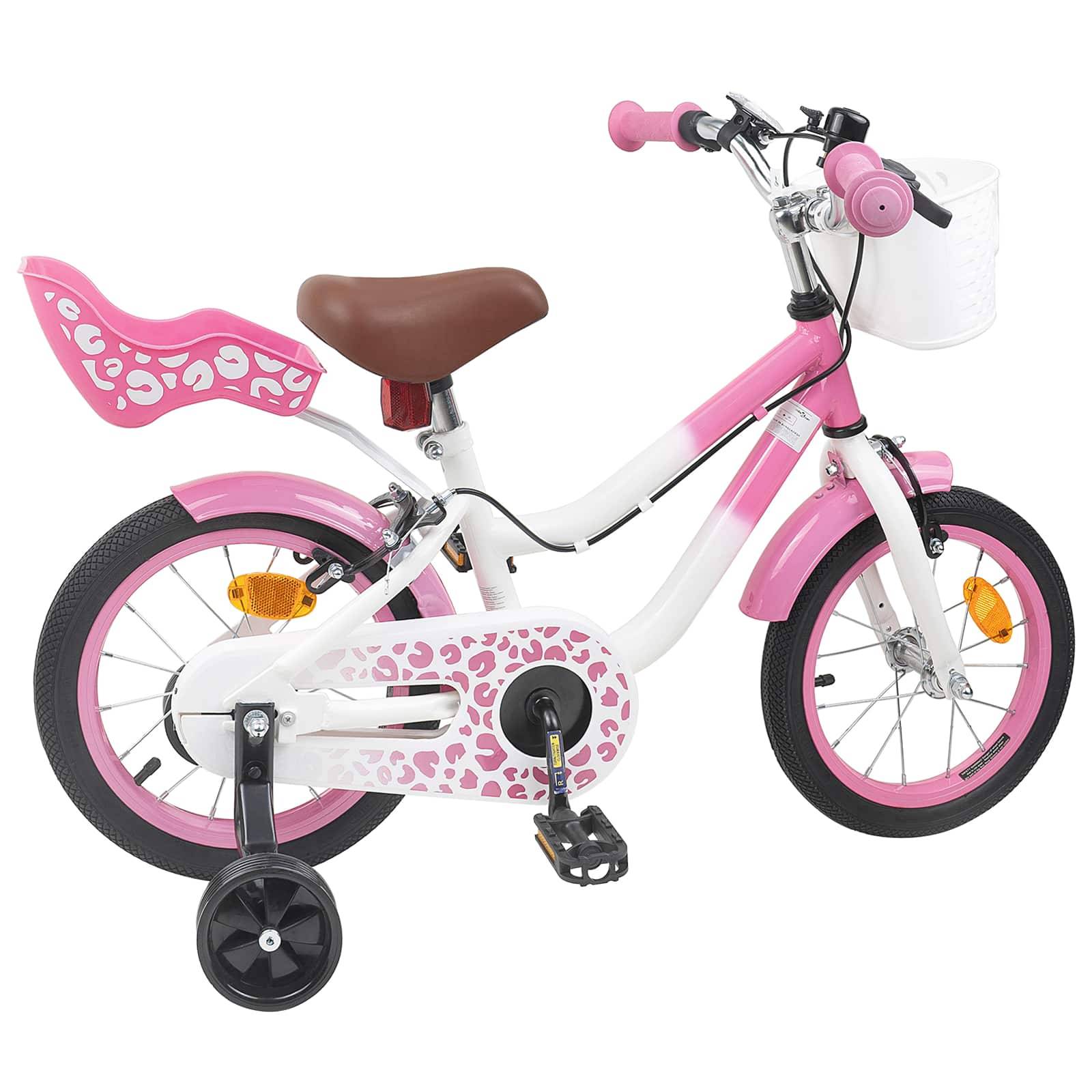 vidaXL Kinderfahrrad Mit Stützrädern 14 Zoll für 3-5 Jahre alt