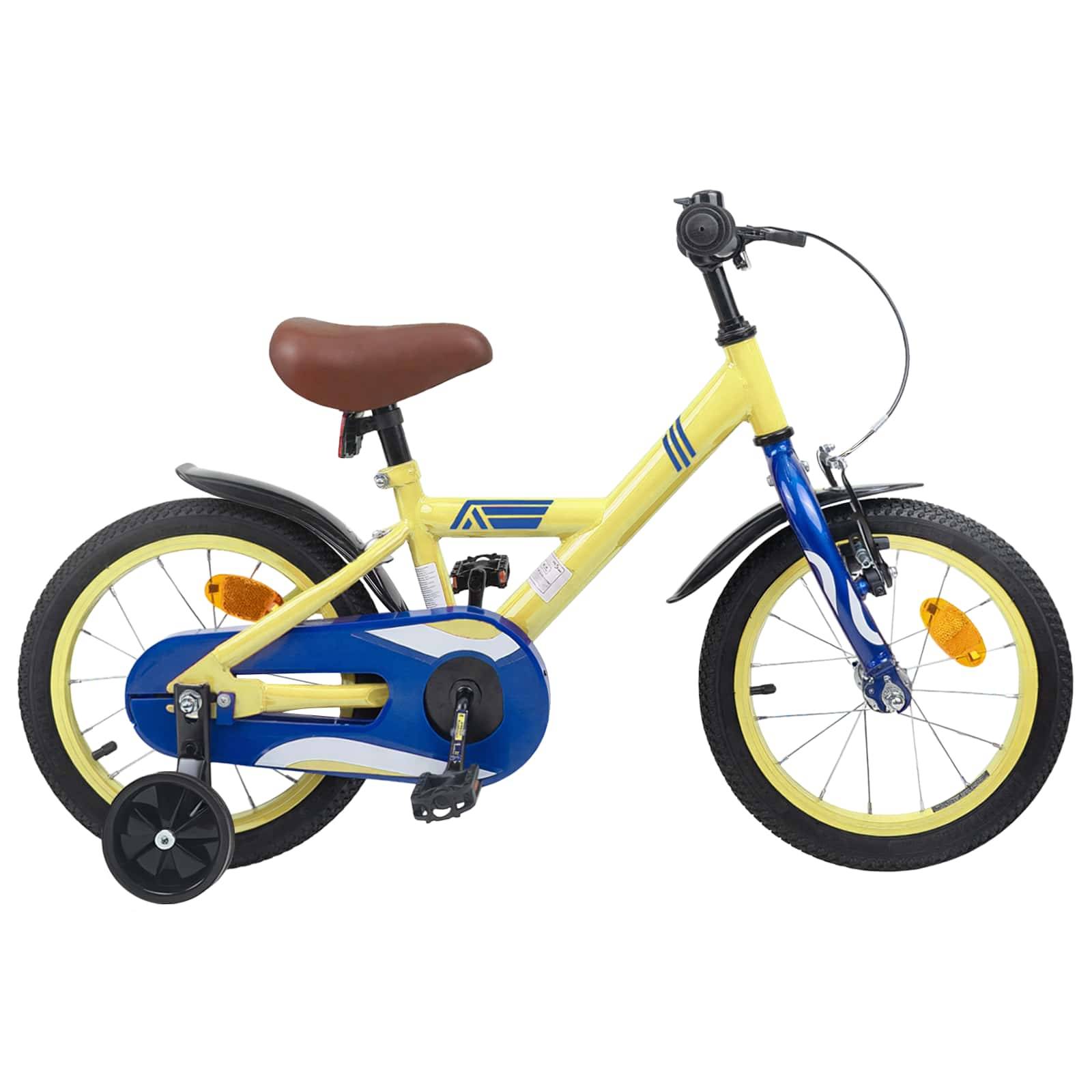 vidaXL Kinderfahrrad 14 Zoll für 3-5 Jahre alt Gelb