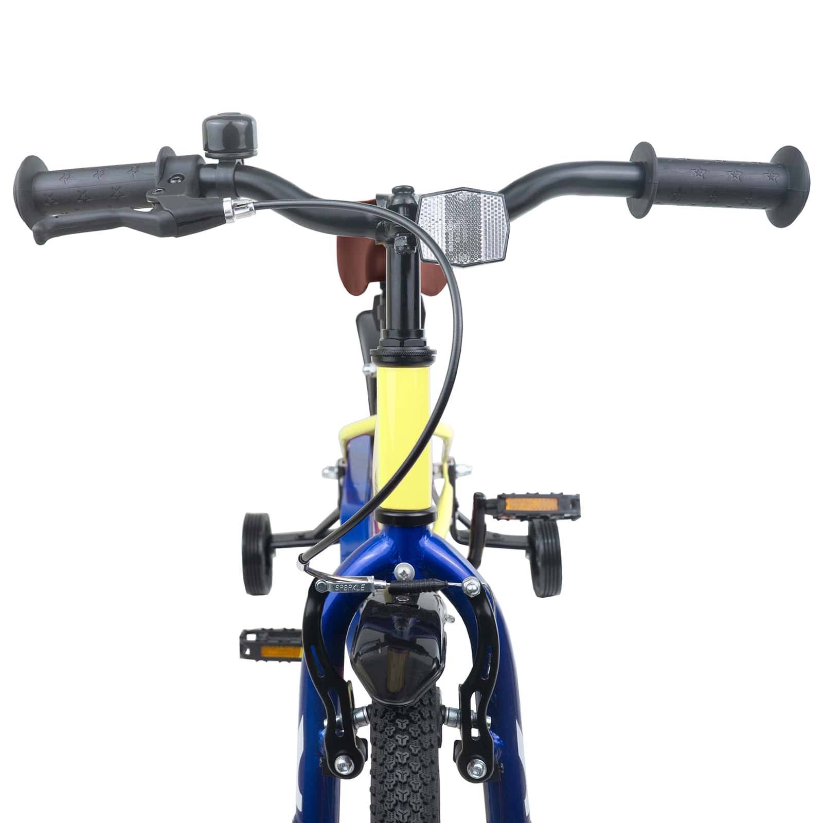 vidaXL Kinderfahrrad 14 Zoll für 3-5 Jahre alt Gelb