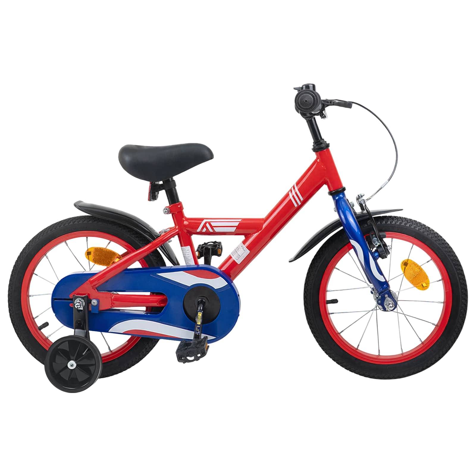 vidaXL Kinderfahrrad 14 Zoll für 3-5 Jahre alt Rot