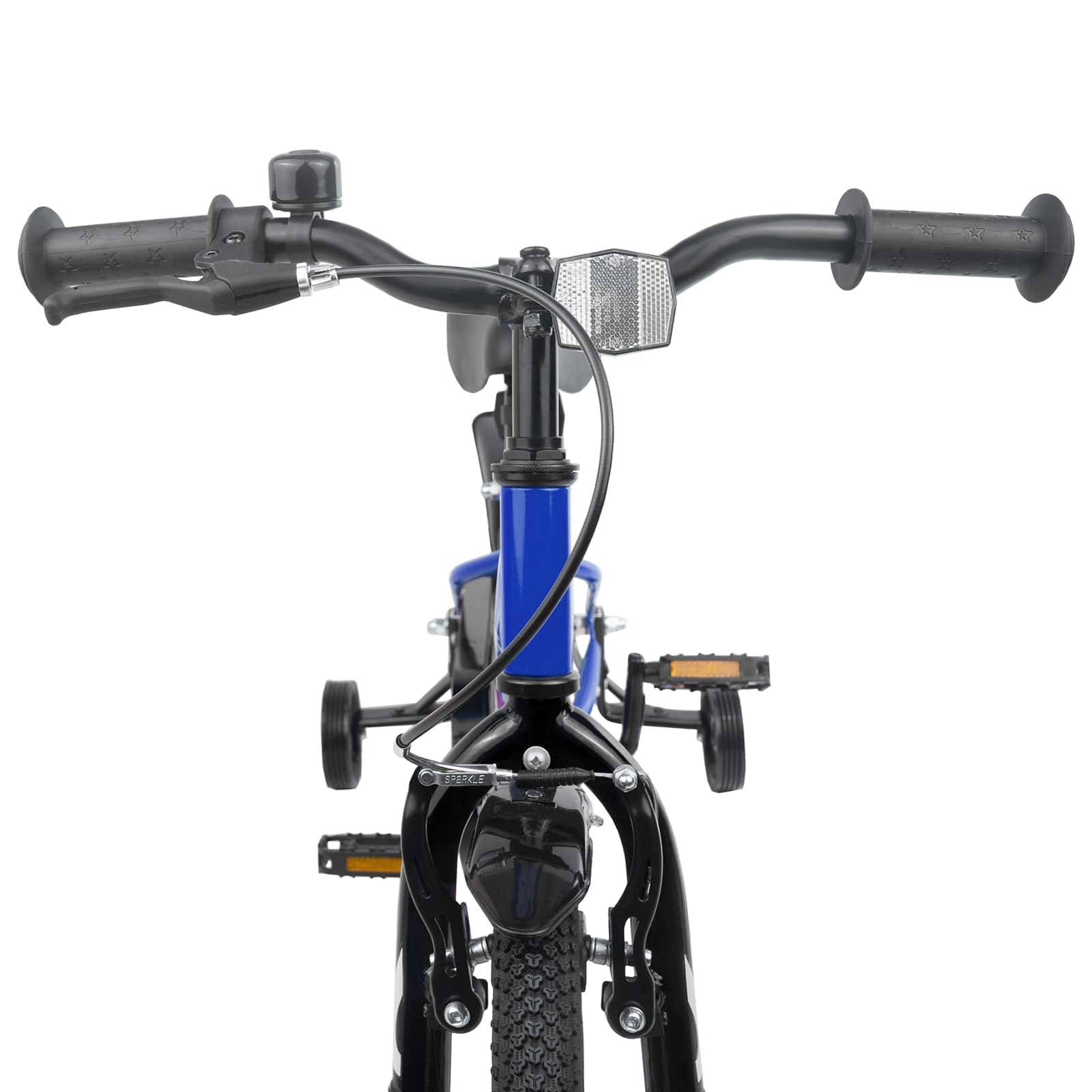 vidaXL Kinderfahrrad 16 Zoll für 4-6 Jahre alt Dunkelblau