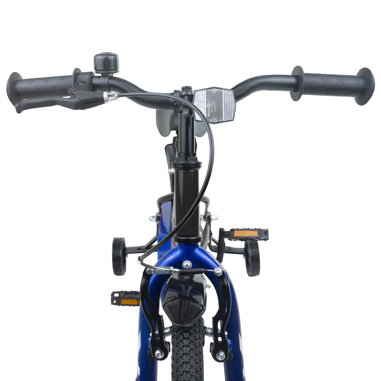 vidaXL Kinderfahrrad 16 Zoll für 4-6 Jahre alt Schwarz
