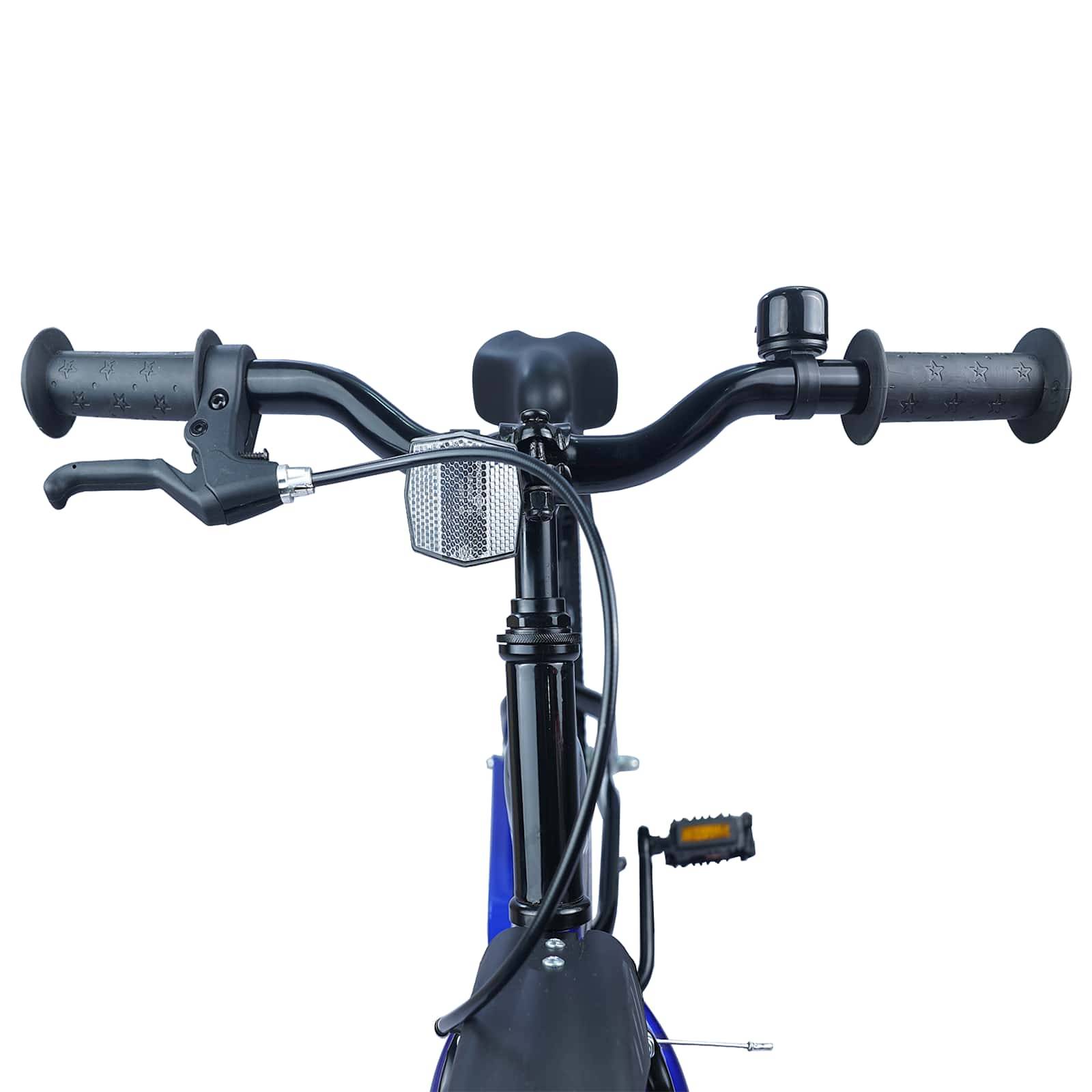vidaXL Kinderfahrrad 20 Zoll für 6-11 Jahre alt Schwarz