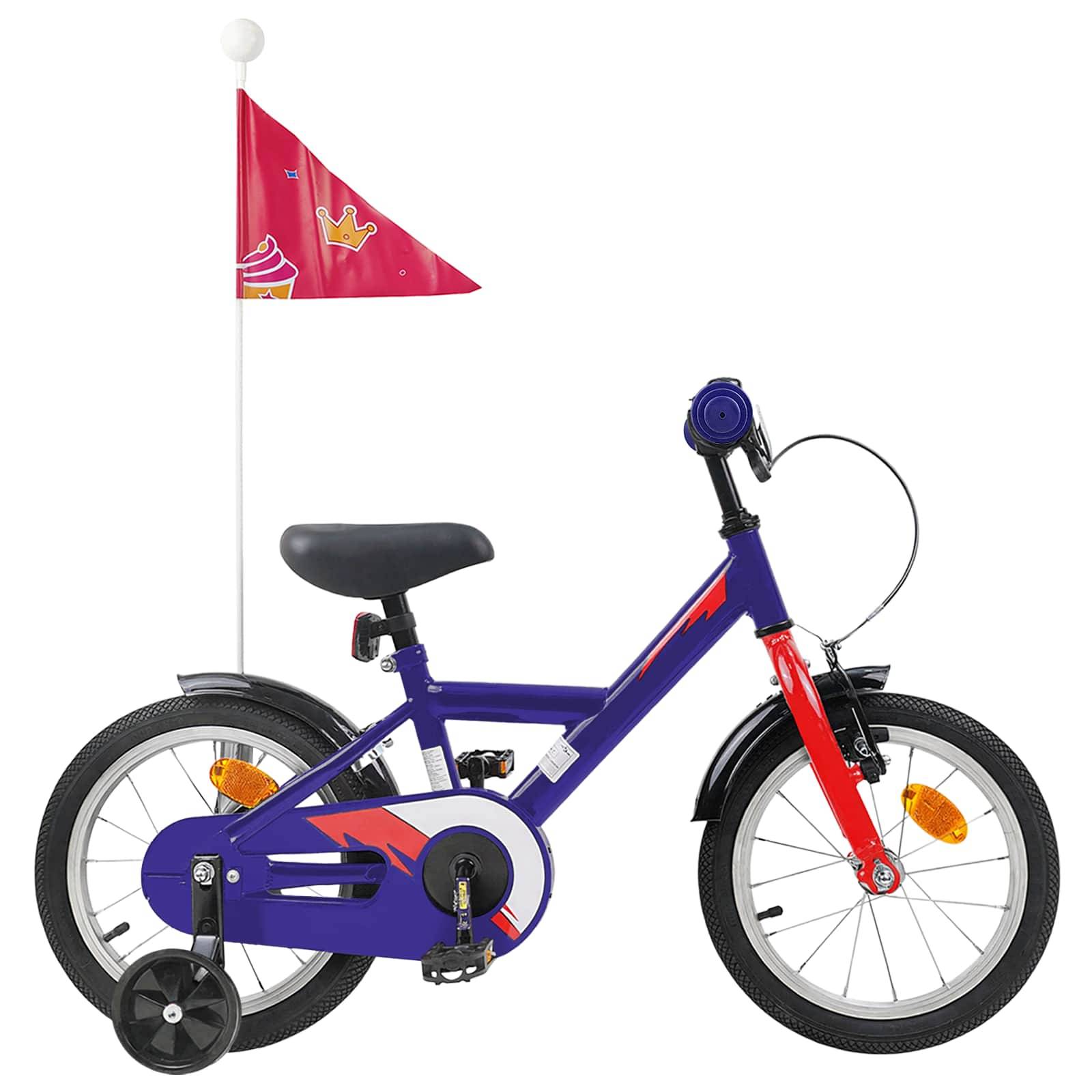 vidaXL Kinderfahrrad 12 Zoll für 2-4 Jahre alt Dunkelblau