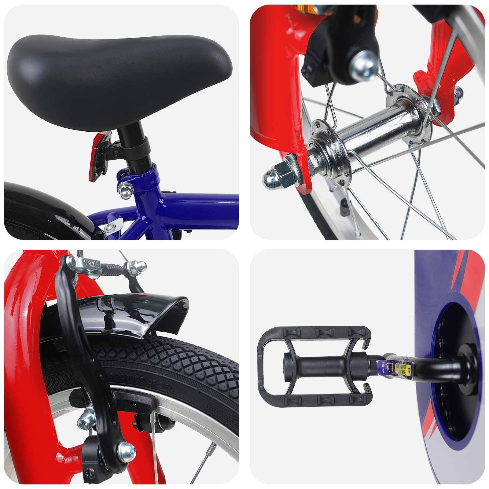 vidaXL Kinderfahrrad 12 Zoll für 2-4 Jahre alt Dunkelblau