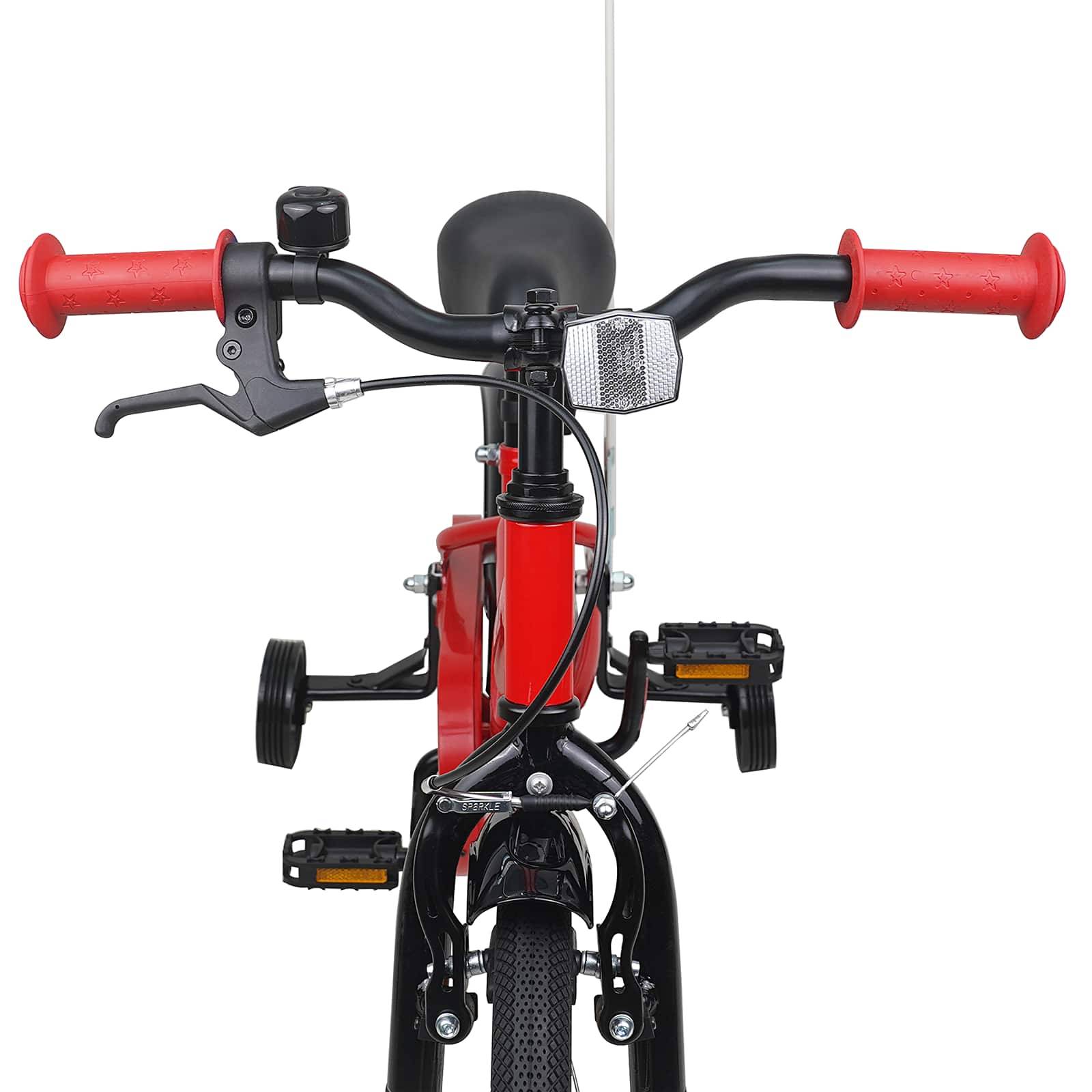 vidaXL Kinderfahrrad 16 Zoll für 4-6 Jahre alt Rot