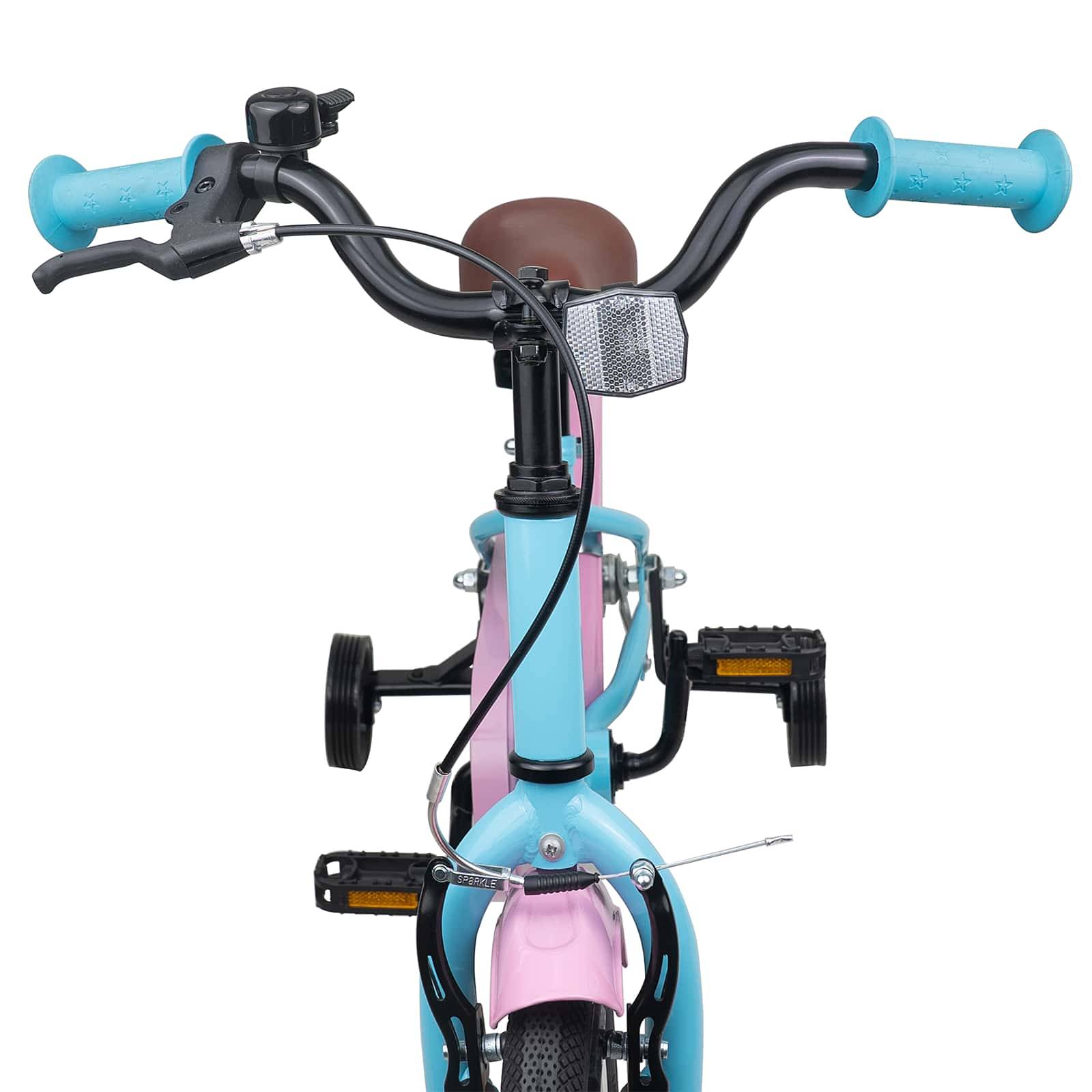 vidaXL Kinderfahrrad 14 Zoll für 3-5 Jahre alt Himmelblau
