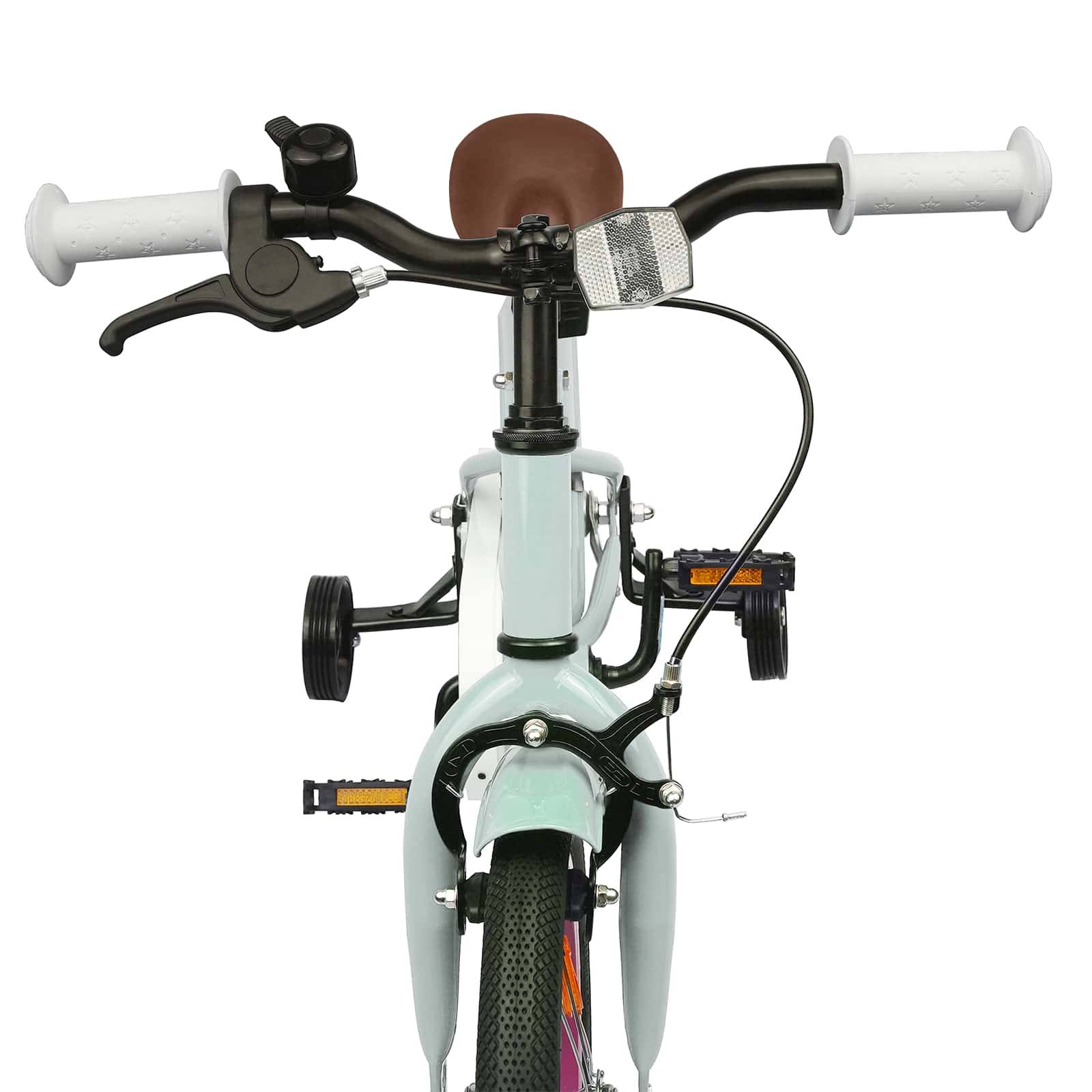 vidaXL Kinderfahrrad 16 Zoll für 4-6 Jahre alt Hellgrün