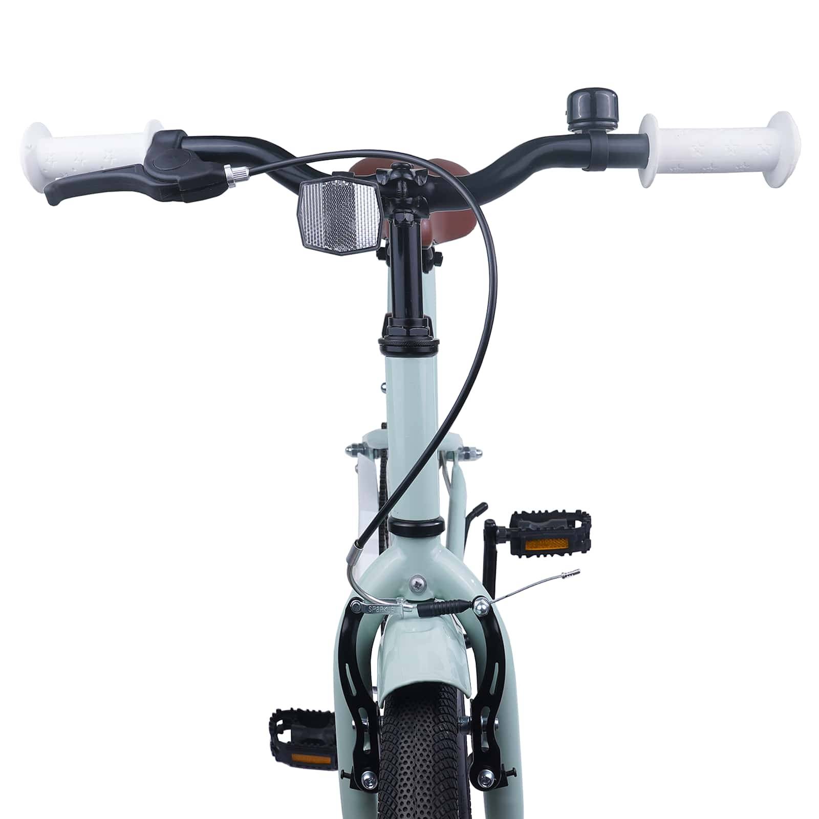 vidaXL Kinderfahrrad 22 Zoll für 7-12 Jahre alt Hellgrün