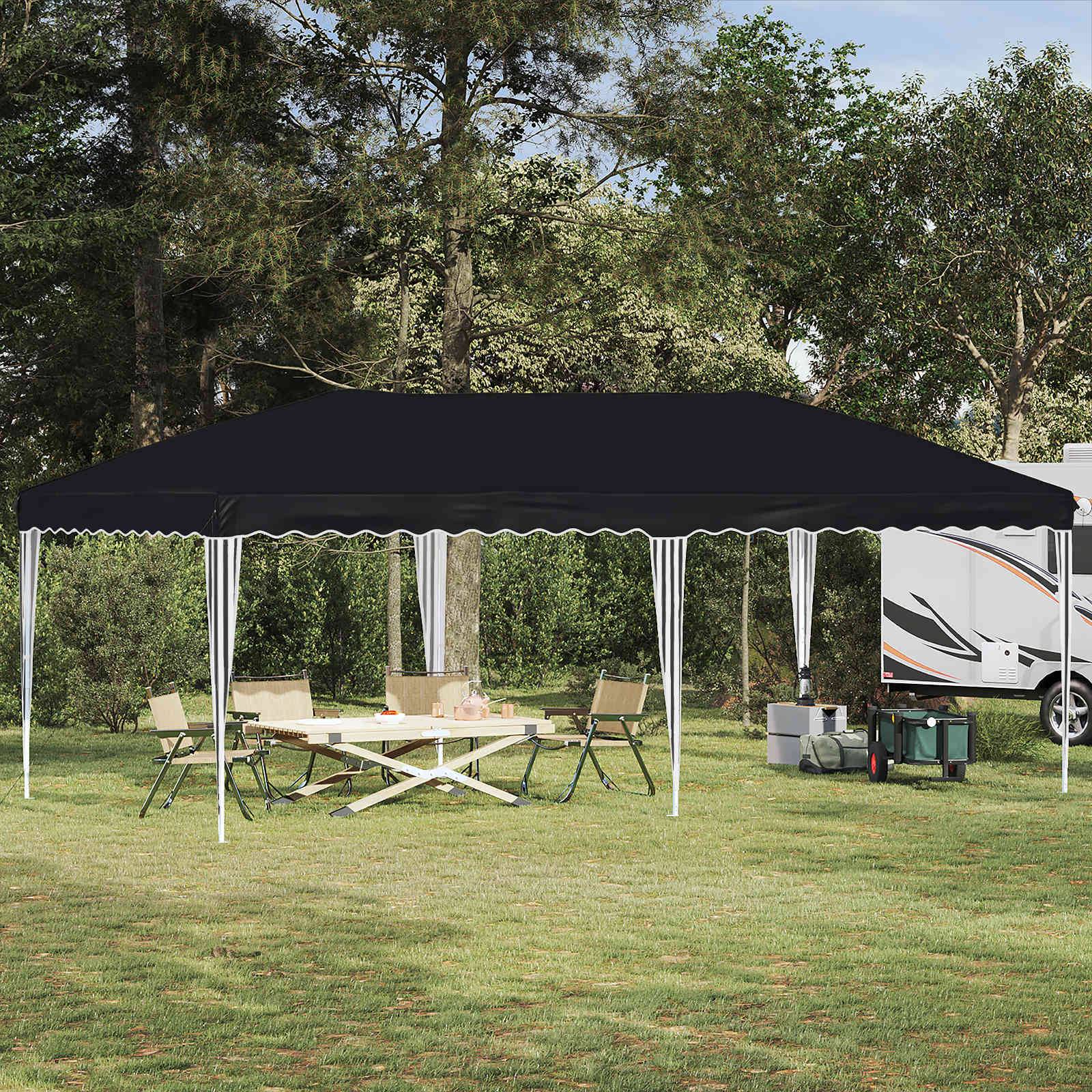 vidaXL Pop-up Partyzelt 575 x 290 x 245 cm Anthrazit