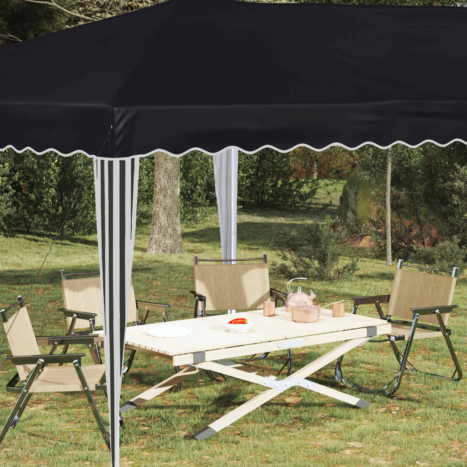 vidaXL Pop-up Partyzelt 575 x 290 x 245 cm Anthrazit