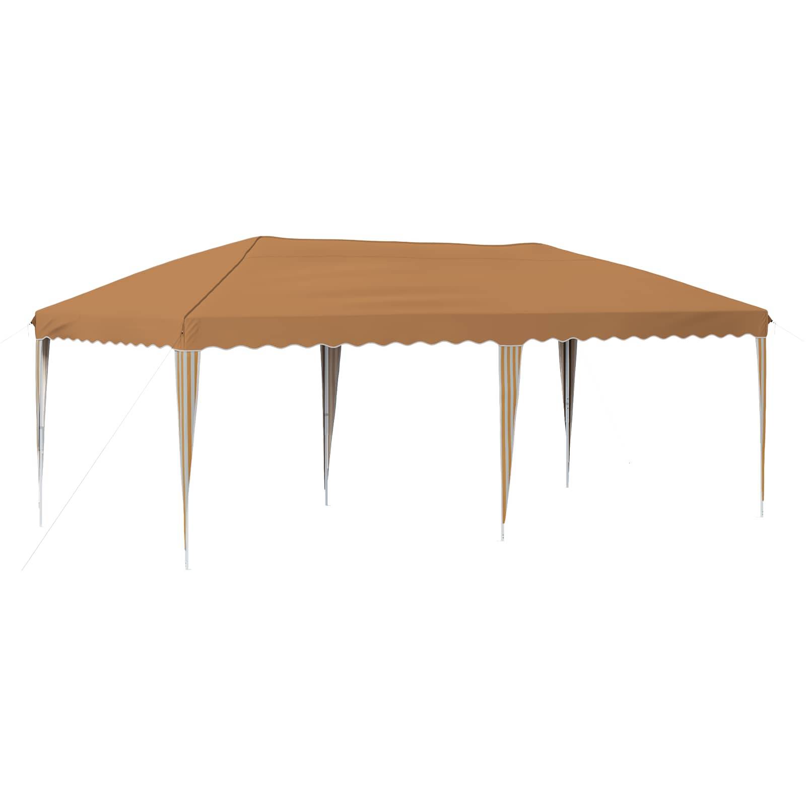 vidaXL Pop-up Partyzelt 575 x 290 x 245 cm Beige