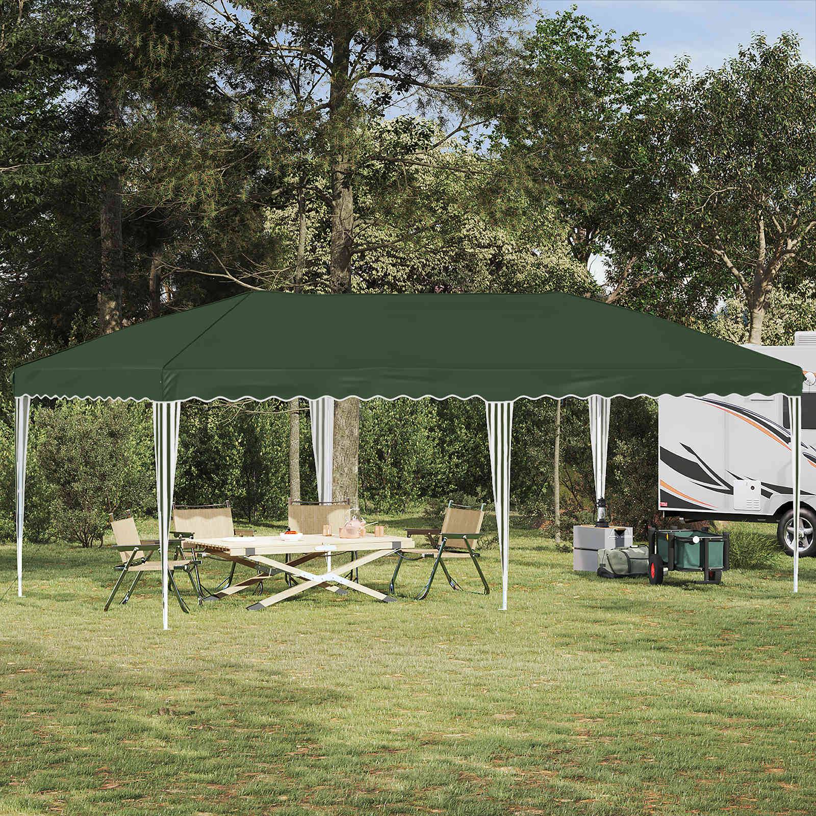 vidaXL Pop-up Partyzelt 575 x 290 x 245 cm Grün