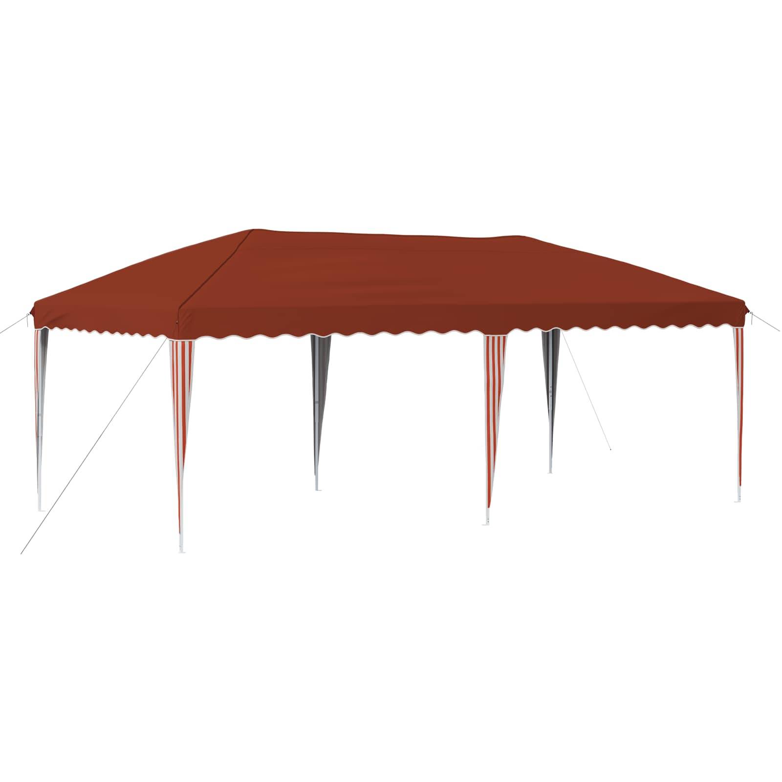 vidaXL Pop-up Partyzelt 575 x 290 x 245 cm Terrakotta
