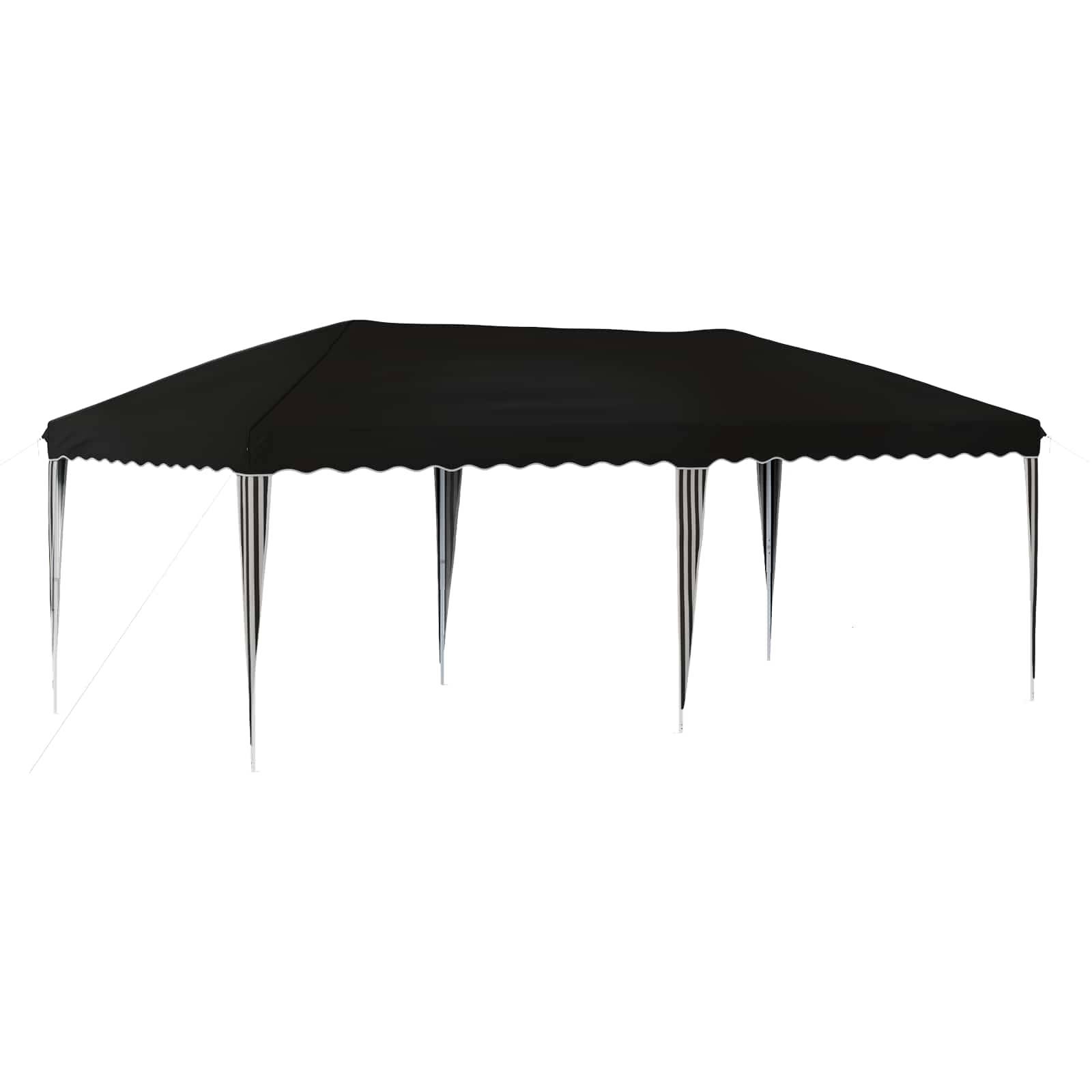 vidaXL Pop-up Partyzelt 575 x 290 x 245 cm Schwarz