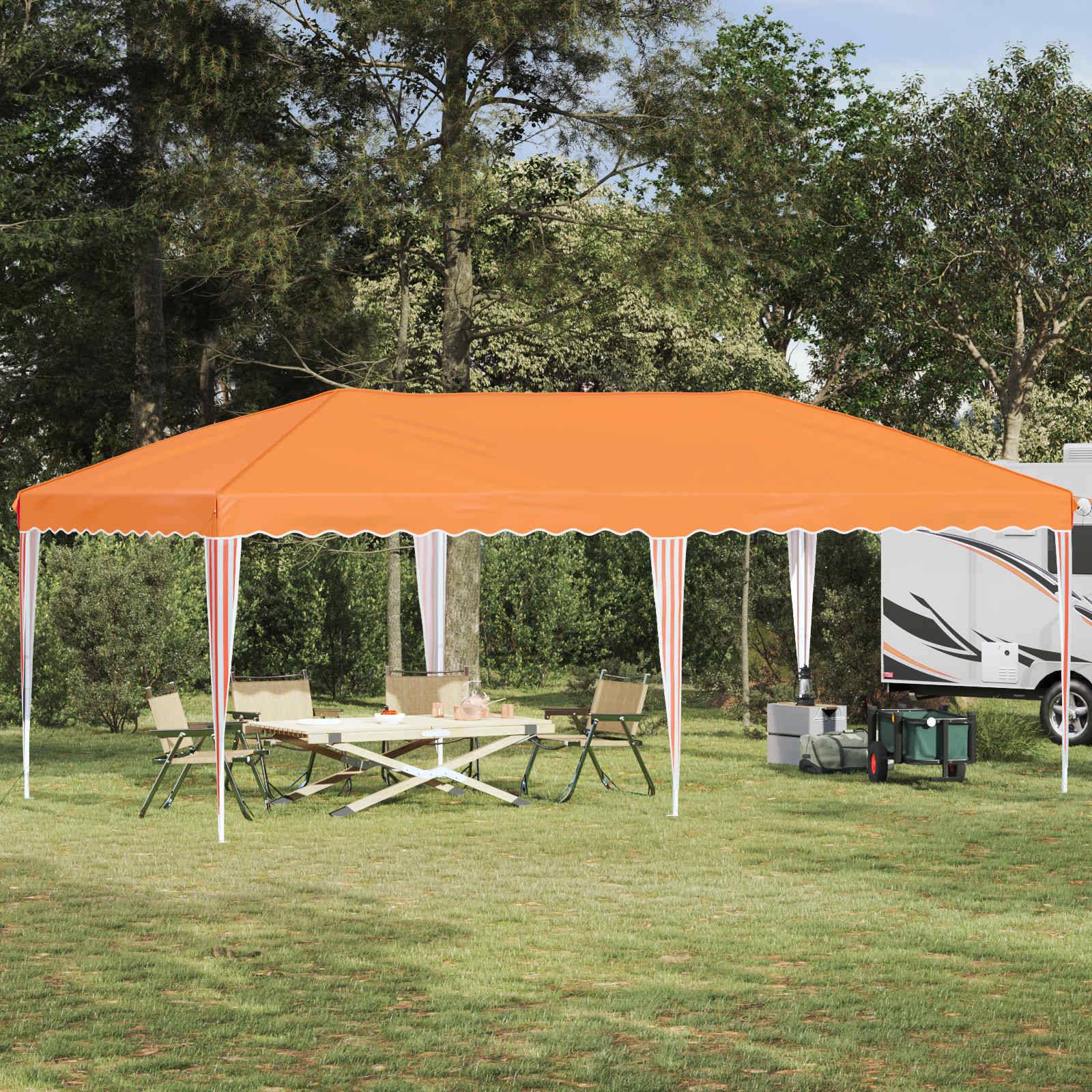vidaXL Pop-up Partyzelt 575 x 290 x 245 cm Orange