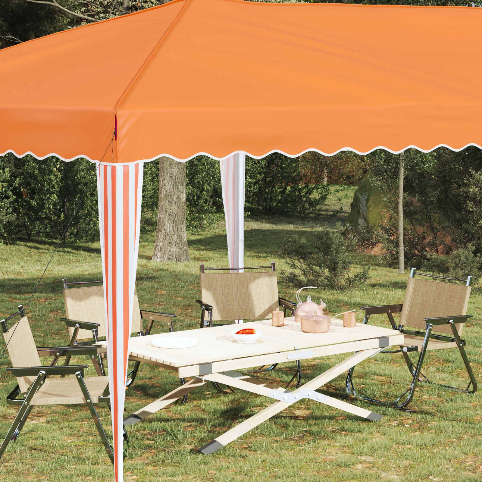 vidaXL Pop-up Partyzelt 575 x 290 x 245 cm Orange