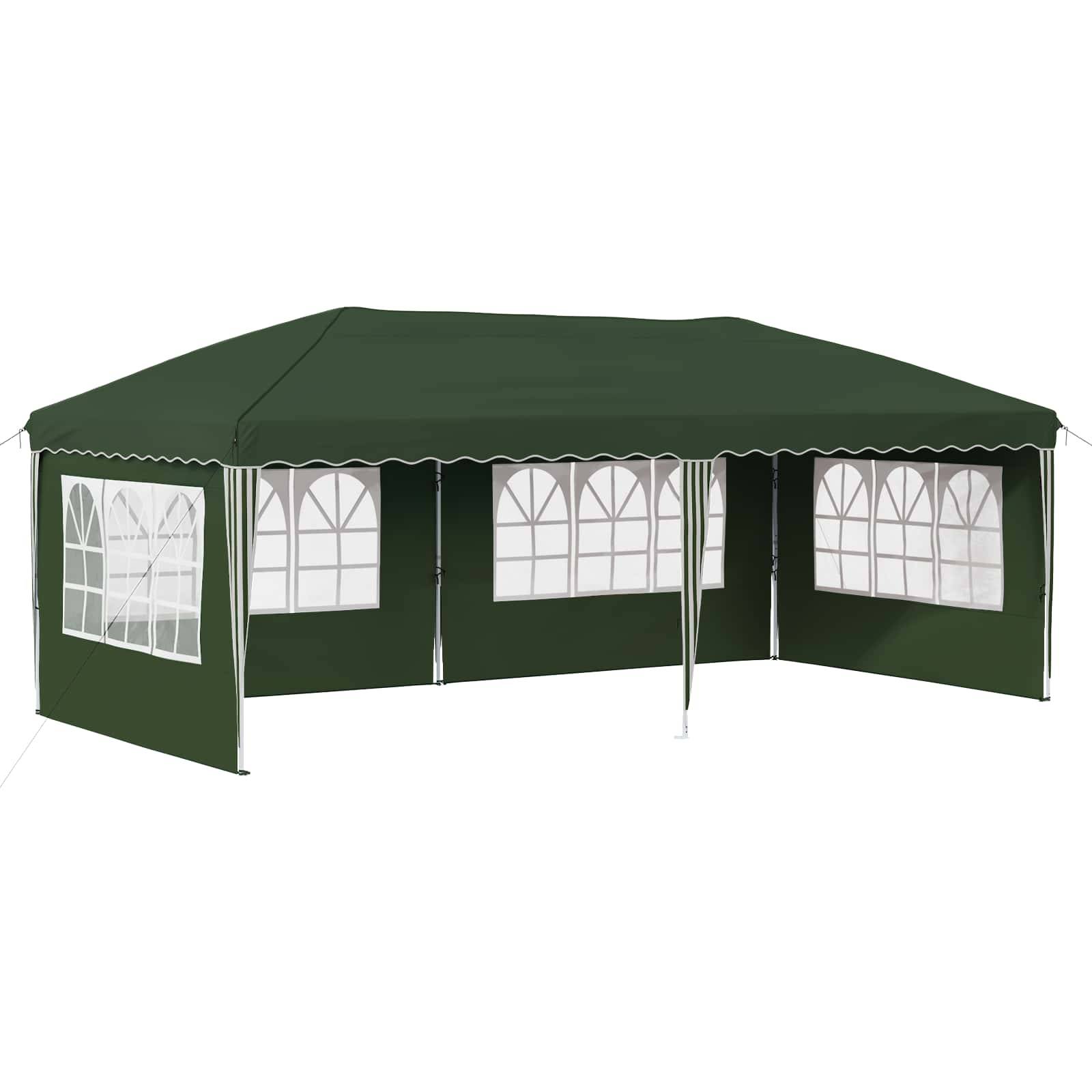 vidaXL Pop-up Partyzelt 575 x 289 x 245 cm Grün