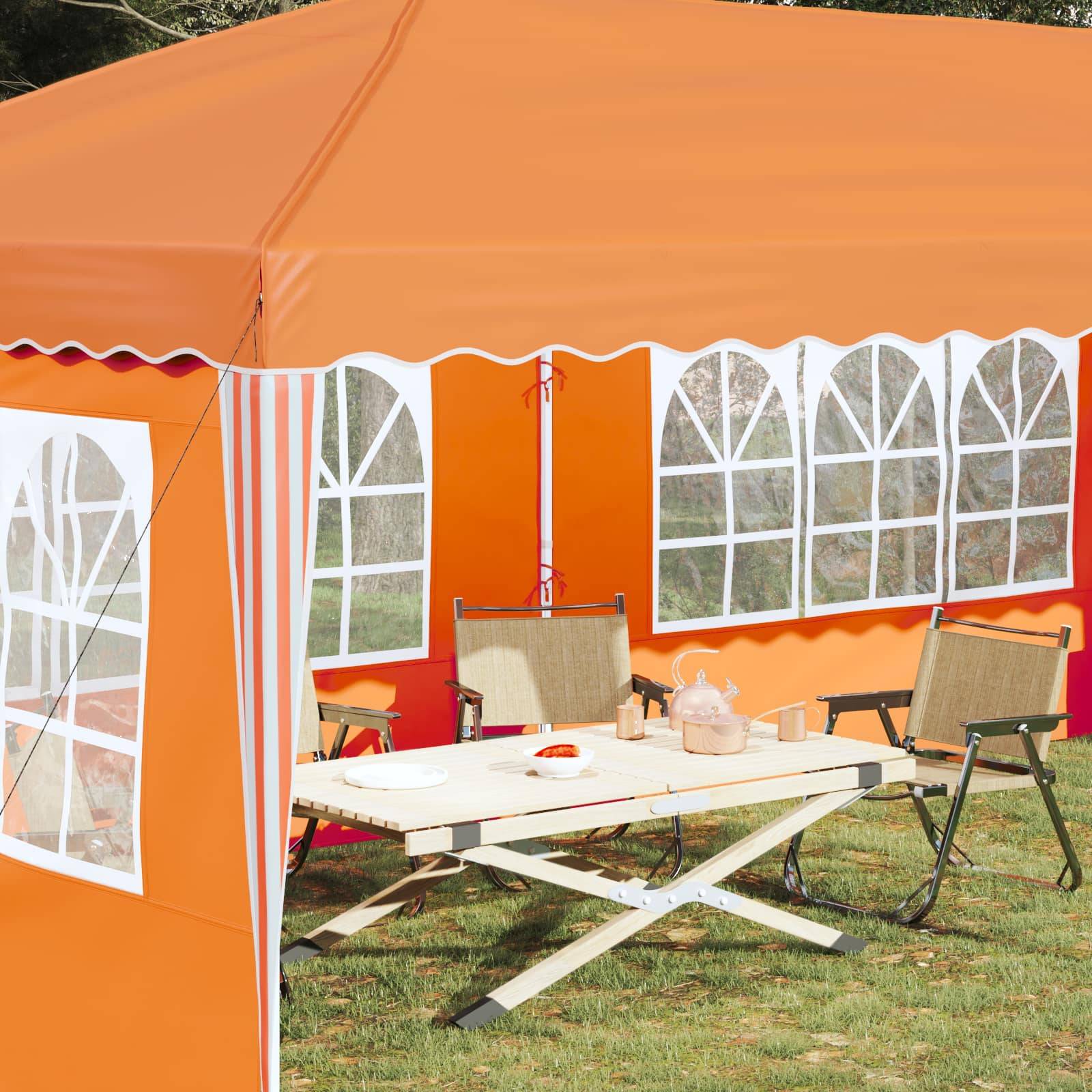 vidaXL Pop-up Partyzelt 575 x 289 x 245 cm Orange