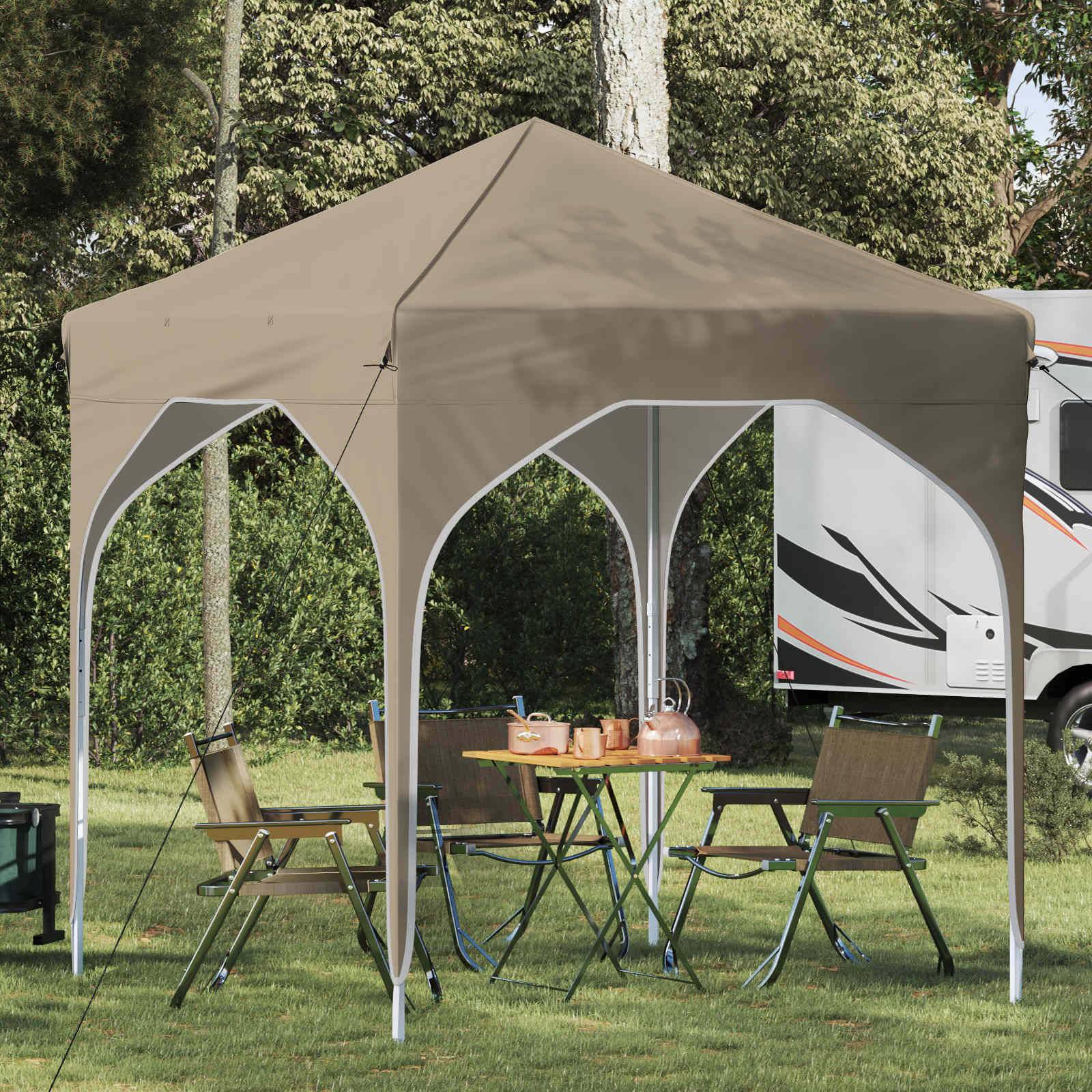 vidaXL Pop-up Partyzelt 194 x 194 x 245 cm Creme
