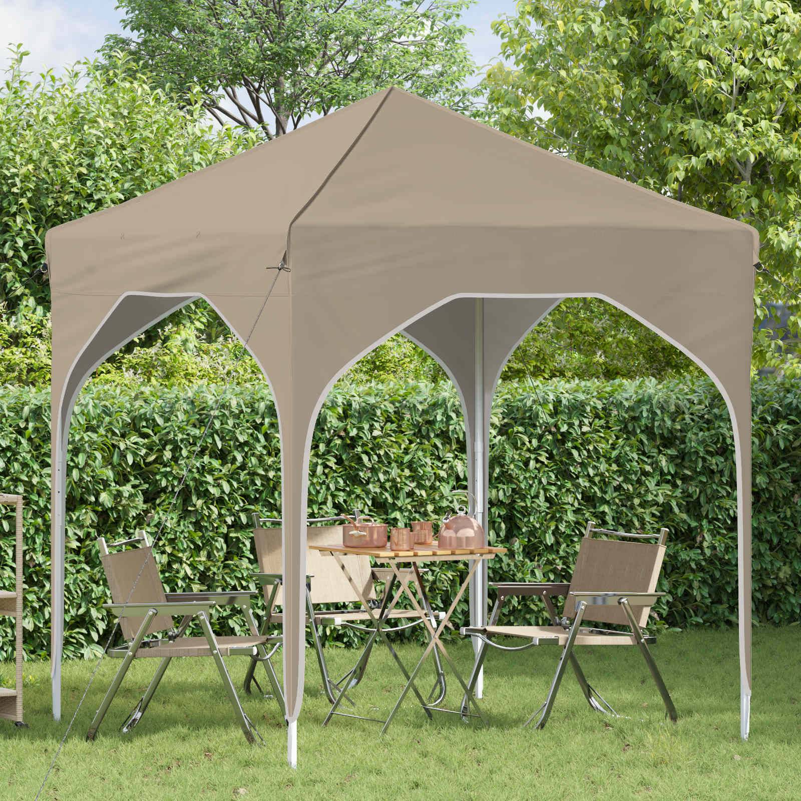 vidaXL Pop-up Partyzelt 194 x 194 x 245 cm Creme