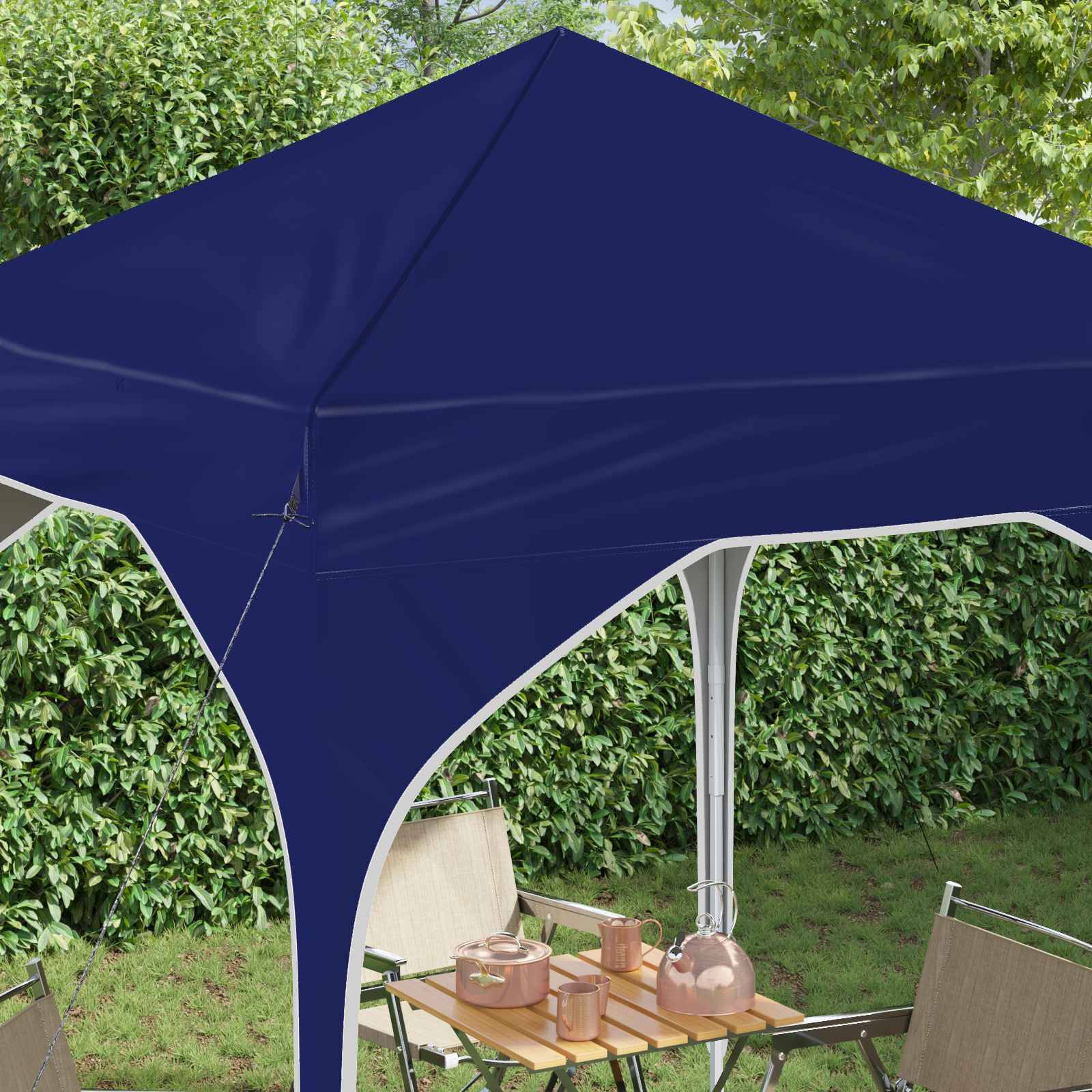 vidaXL Pop-up Partyzelt 194 x 194 x 245 cm Blau