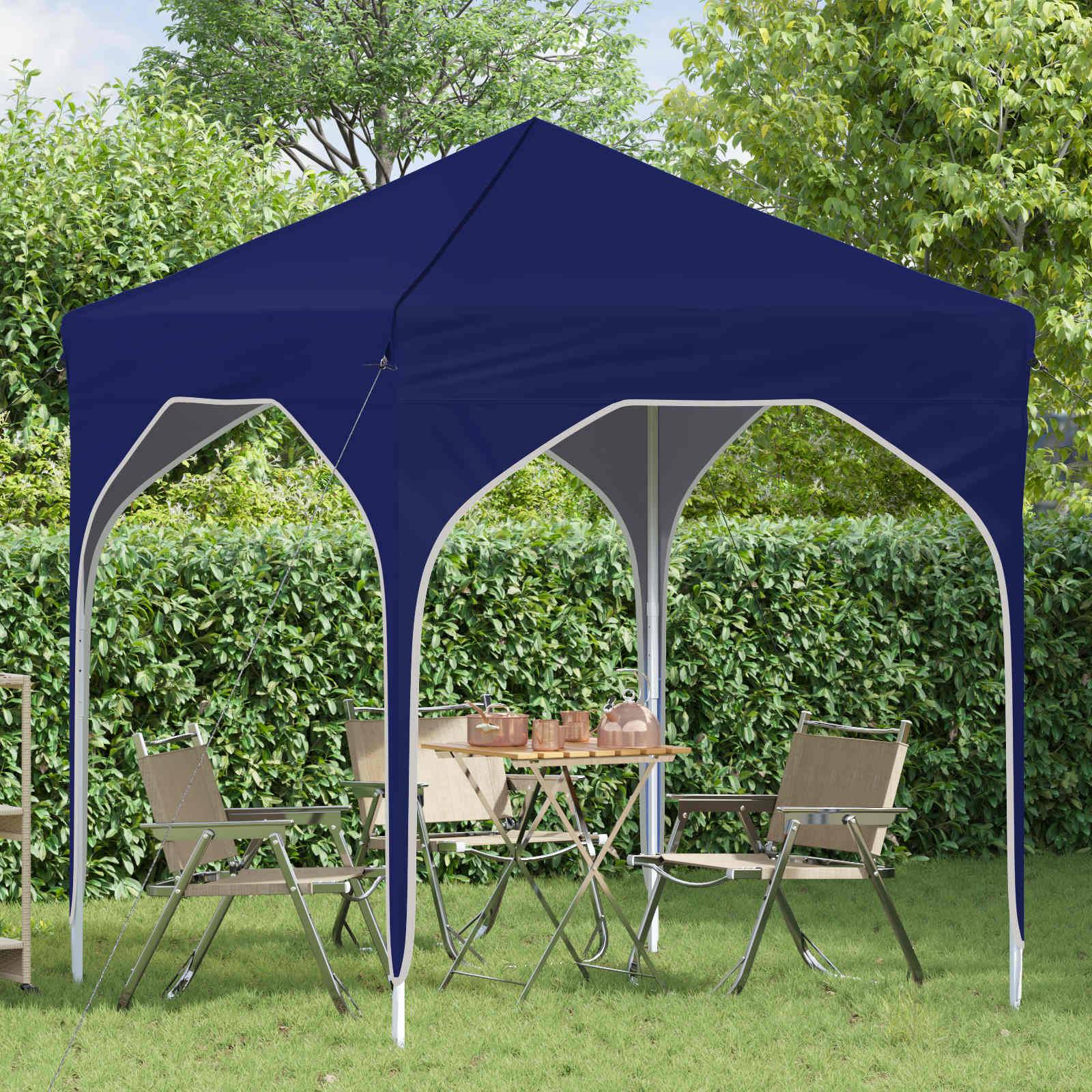 vidaXL Pop-up Partyzelt 194 x 194 x 245 cm Blau