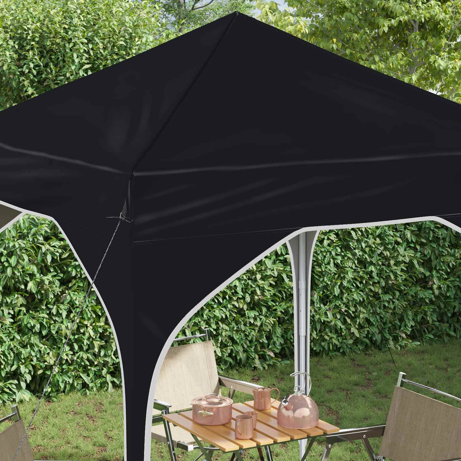 vidaXL Pop-up Partyzelt 194 x 194 x 245 cm Antrazit