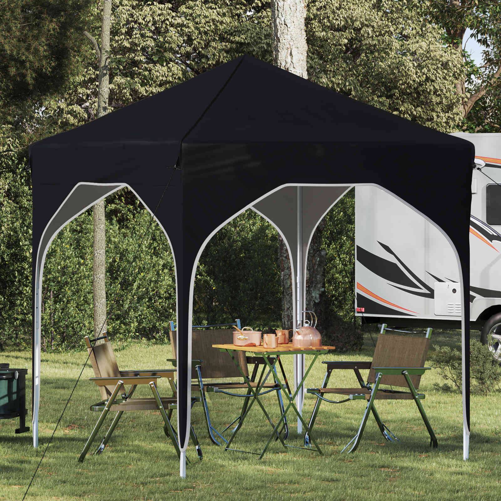 vidaXL Pop-up Partyzelt 194 x 194 x 245 cm Antrazit