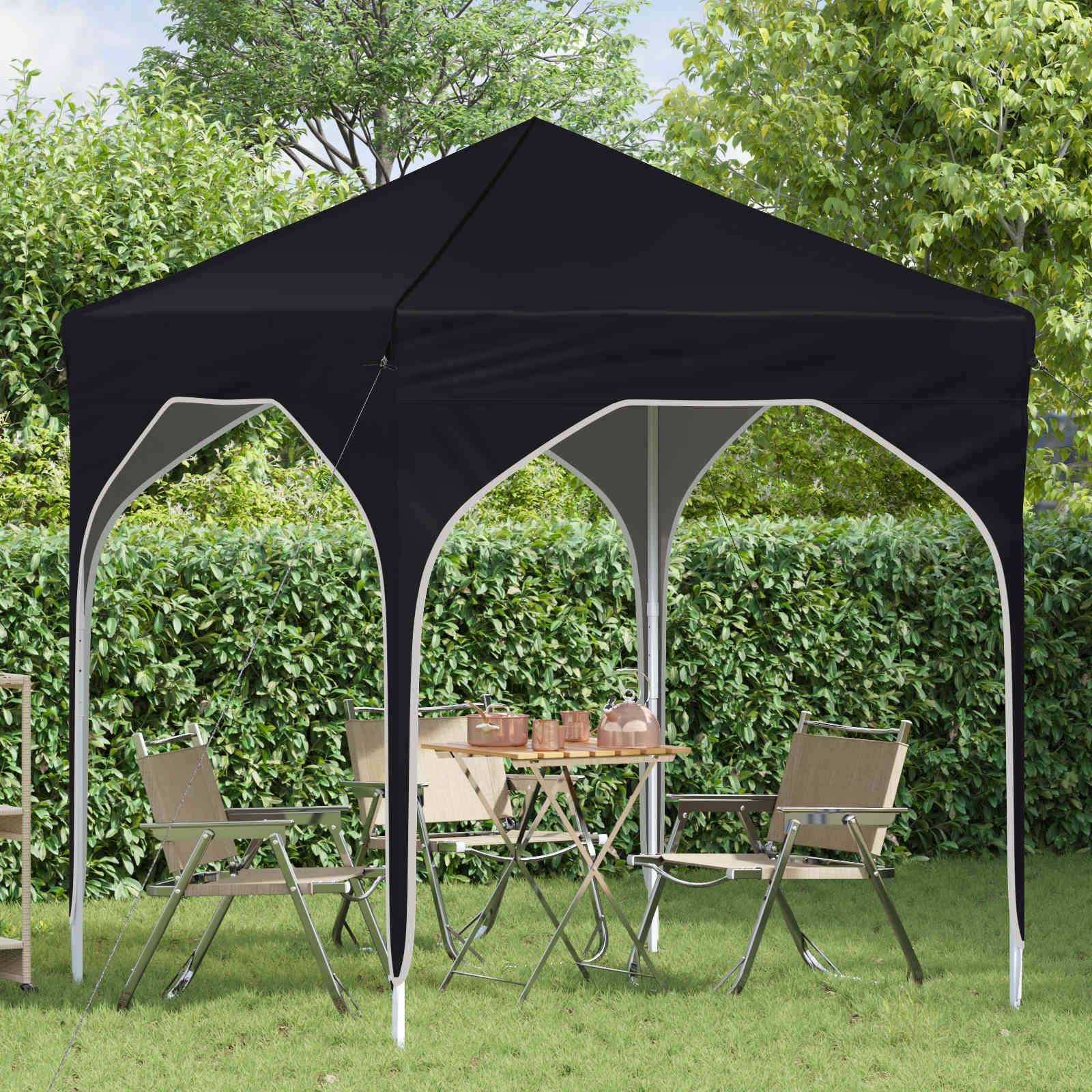 vidaXL Pop-up Partyzelt 194 x 194 x 245 cm Antrazit