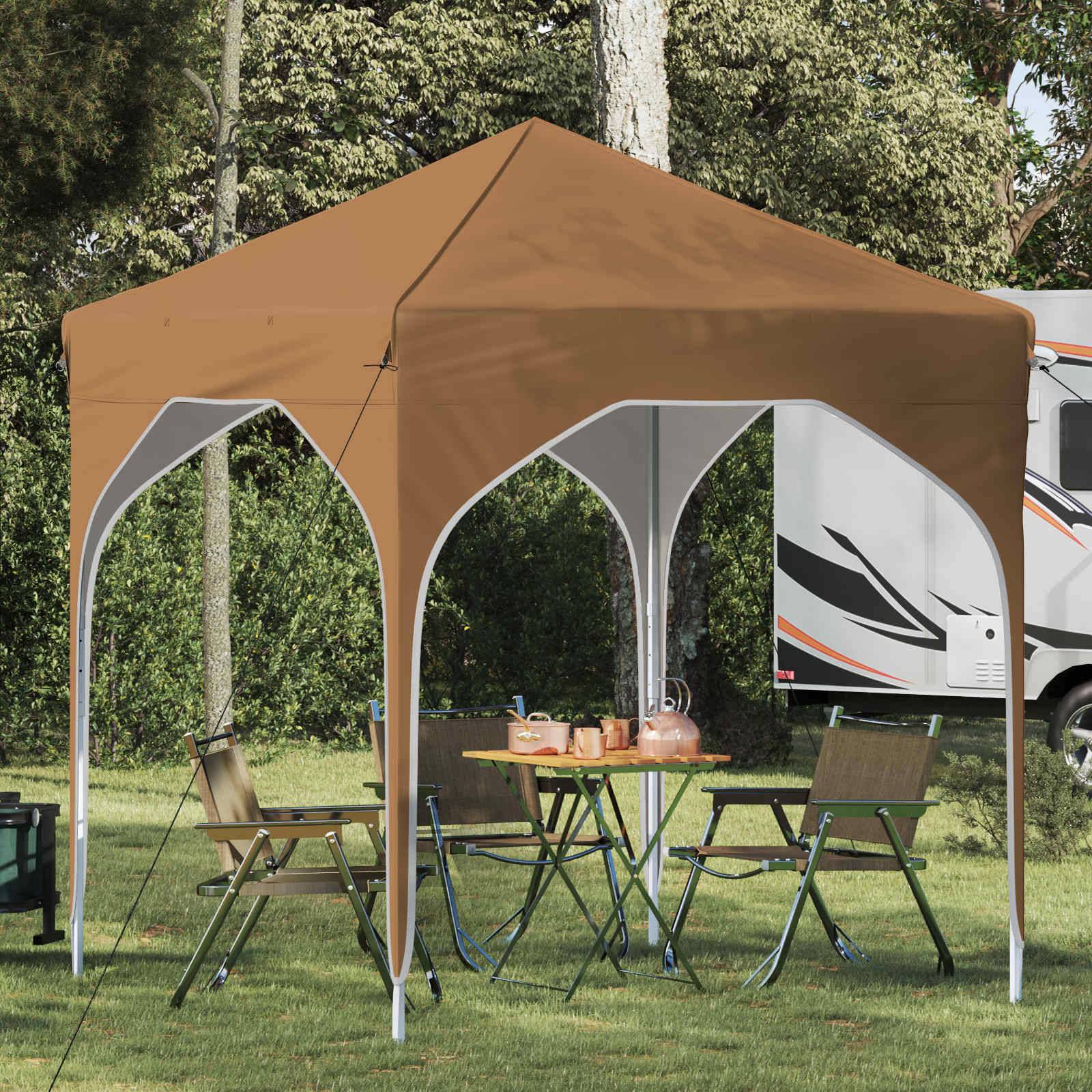 vidaXL Pop-up Partyzelt 194 x 194 x 245 cm Beige