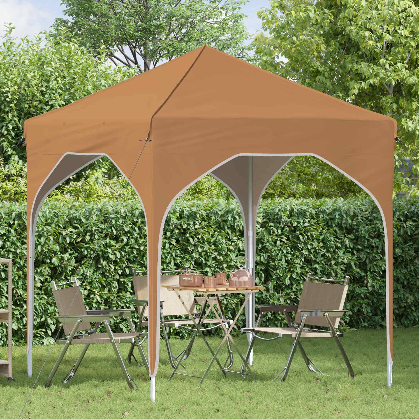 vidaXL Pop-up Partyzelt 194 x 194 x 245 cm Beige