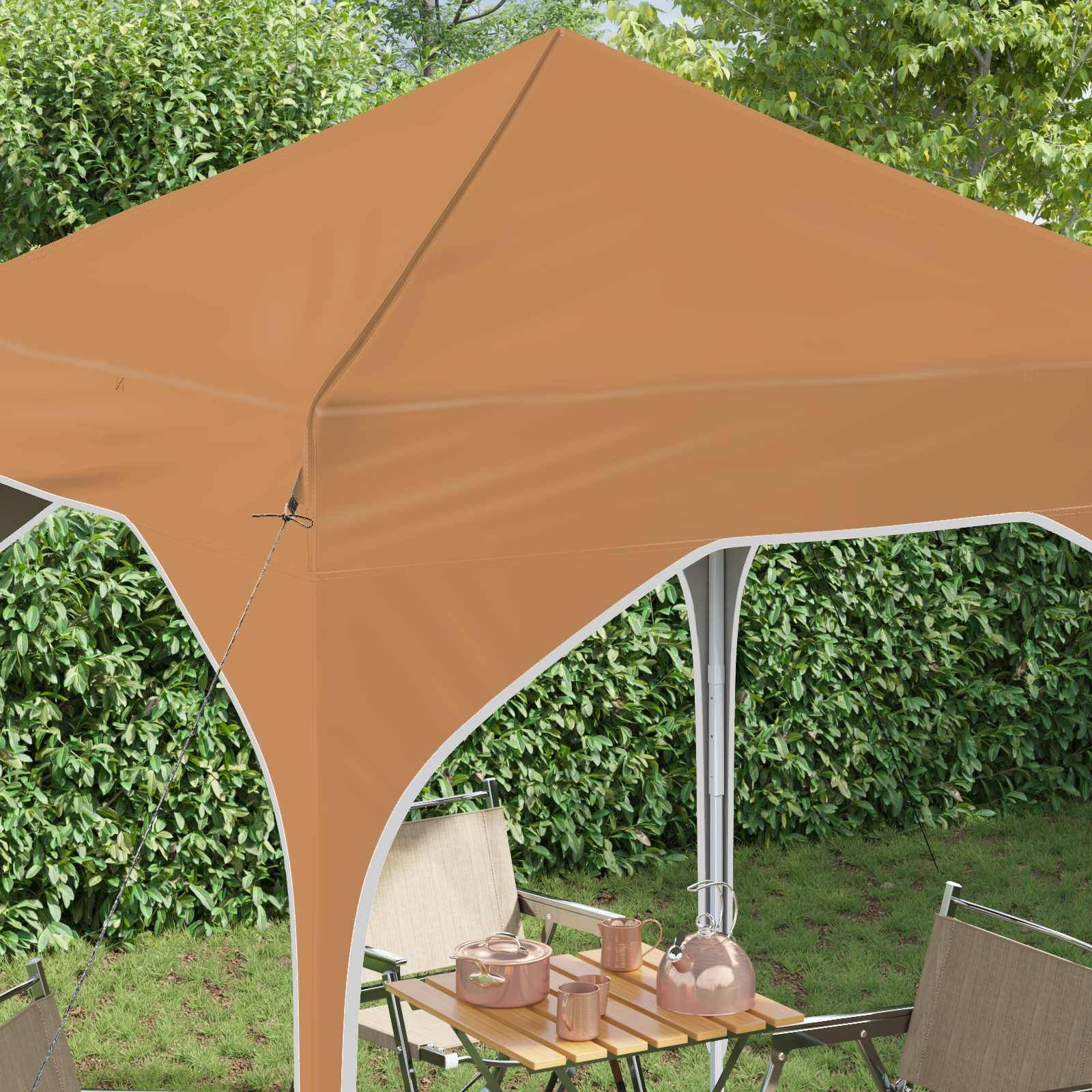 vidaXL Pop-up Partyzelt 194 x 194 x 245 cm Beige