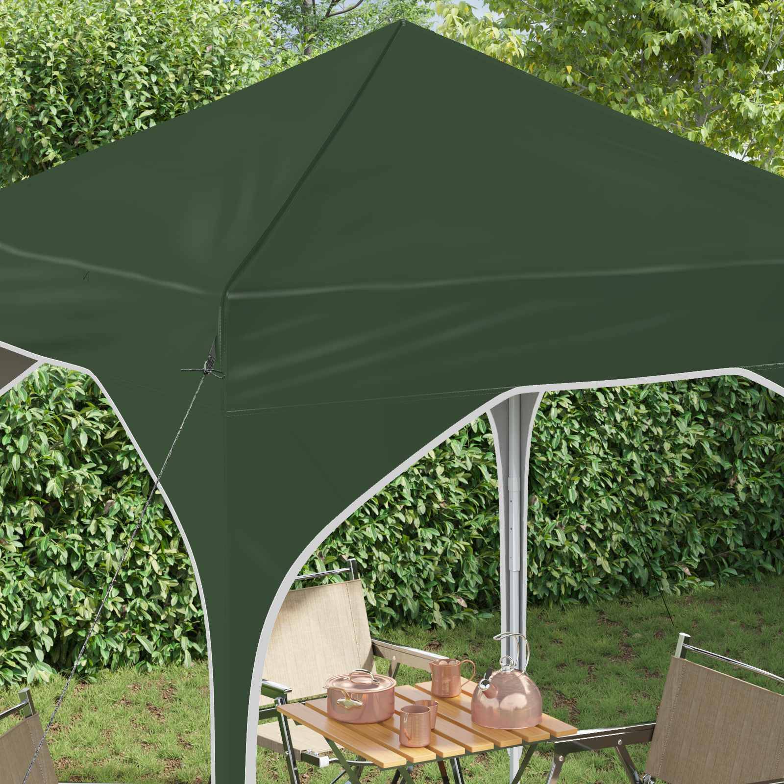 vidaXL Pop-up Partyzelt 194 x 194 x 245 cm Grün