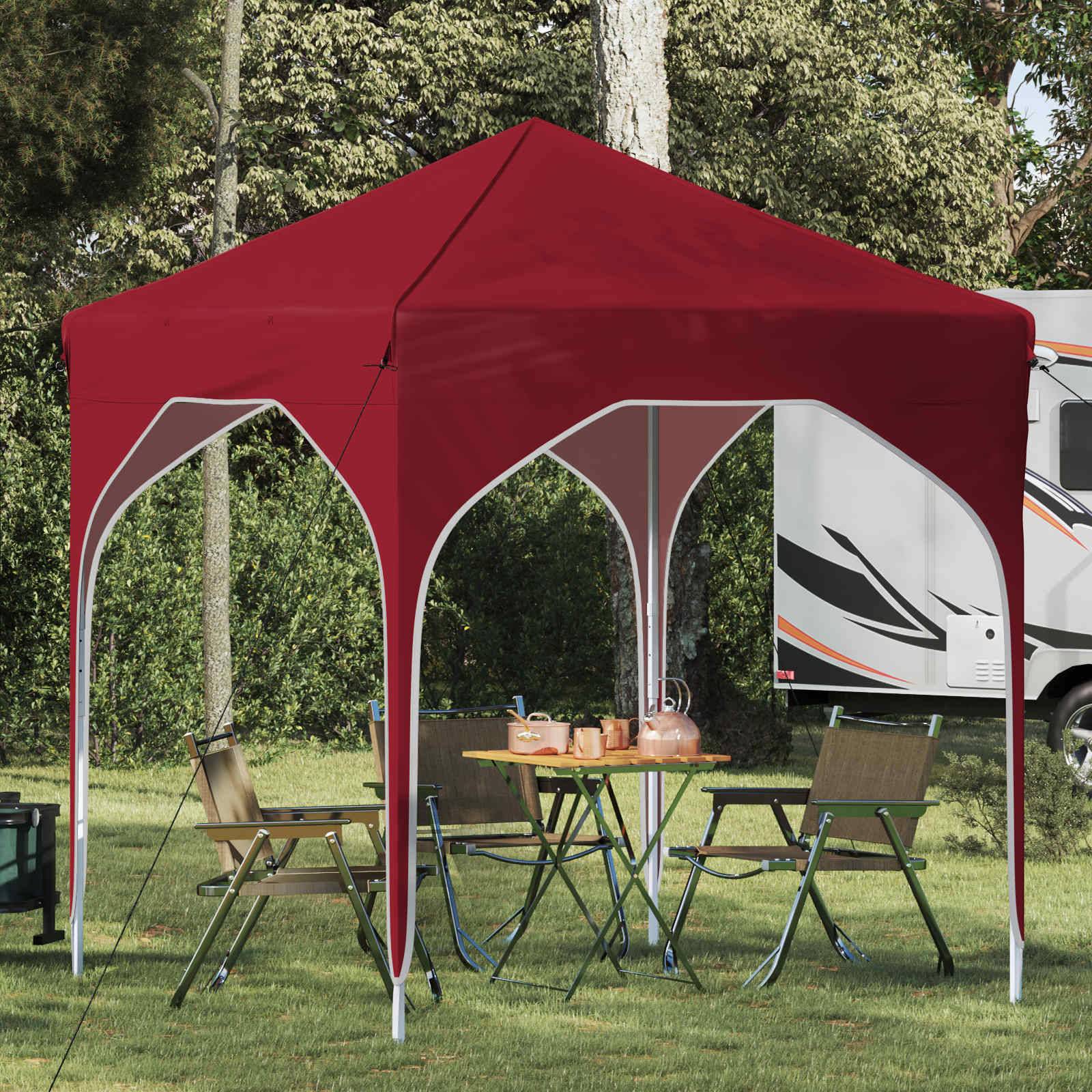 vidaXL Pop-up Partyzelt 194 x 194 x 245 cm Bordeauxrot