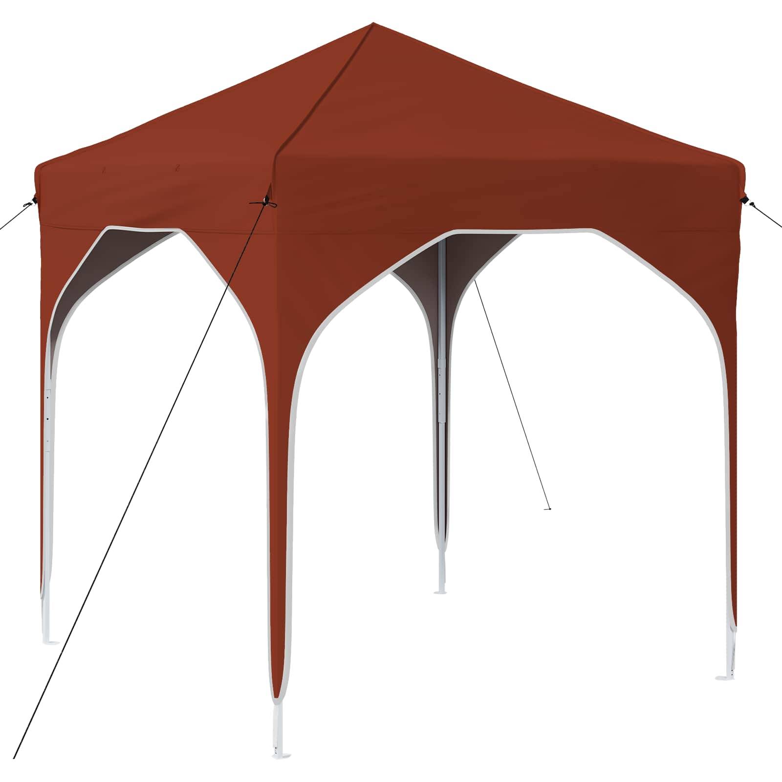 vidaXL Pop-up Partyzelt 194 x 194 x 245 cm Terrakotta