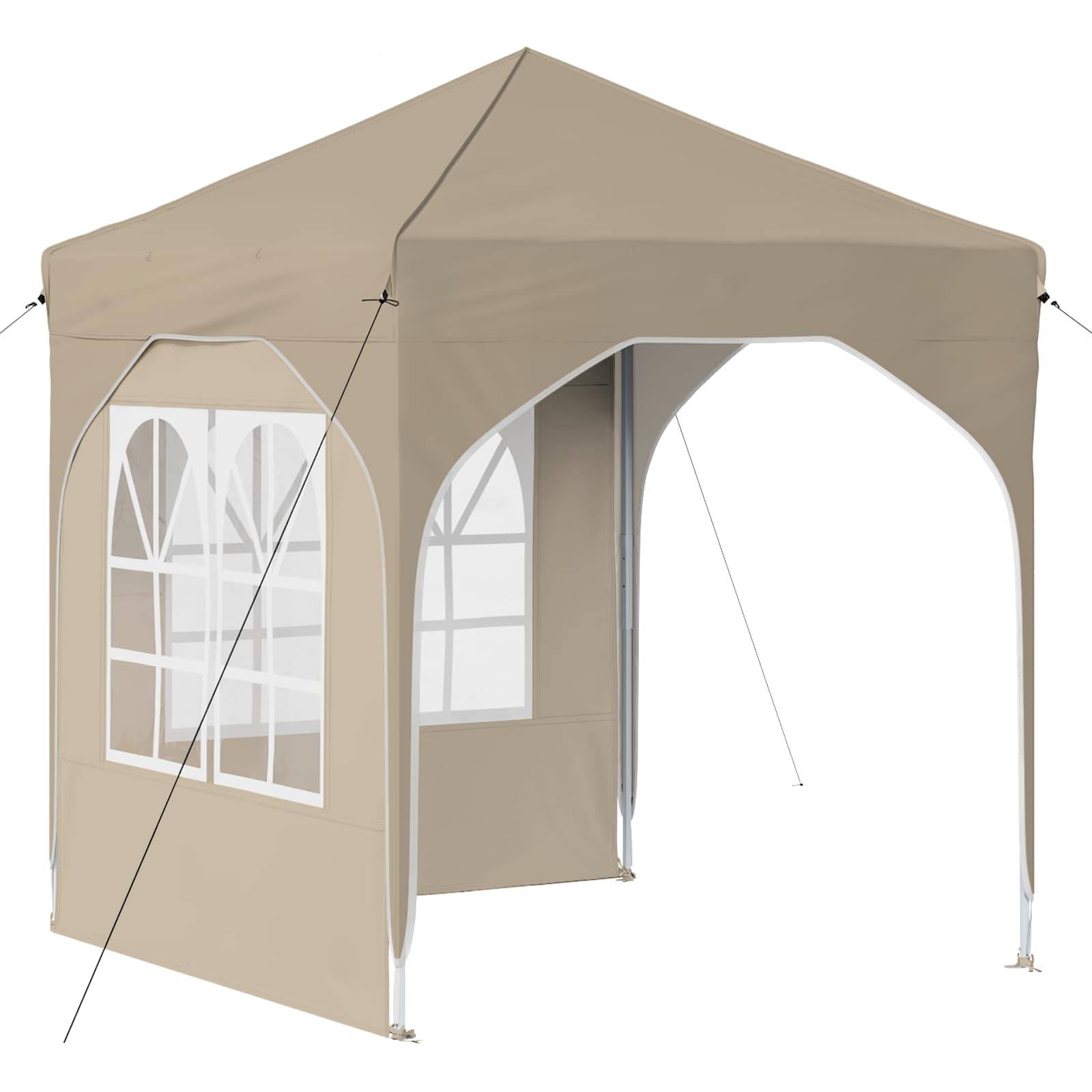 vidaXL Pop-up Partyzelt 192 x 192 x 245 cm Creme