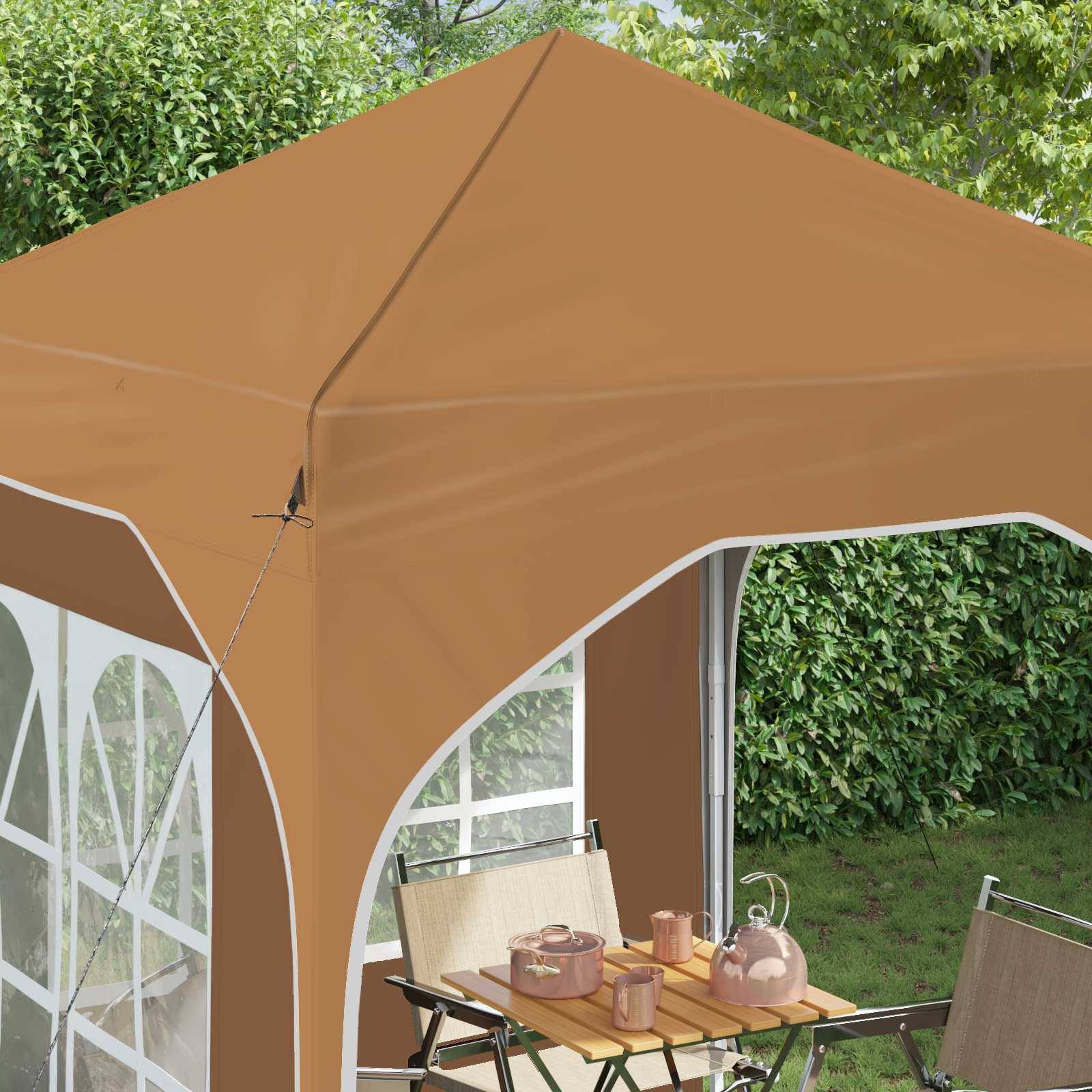 vidaXL Pop-up Partyzelt 192 x 192 x 245 cm Beige