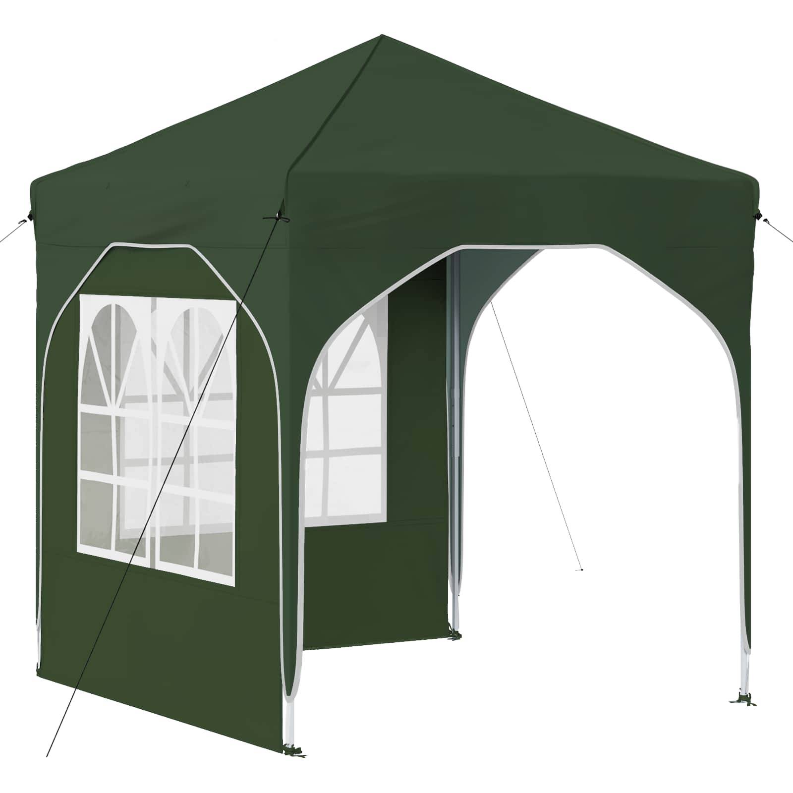 vidaXL Pop-up Partyzelt 192 x 192 x 245 cm Grün