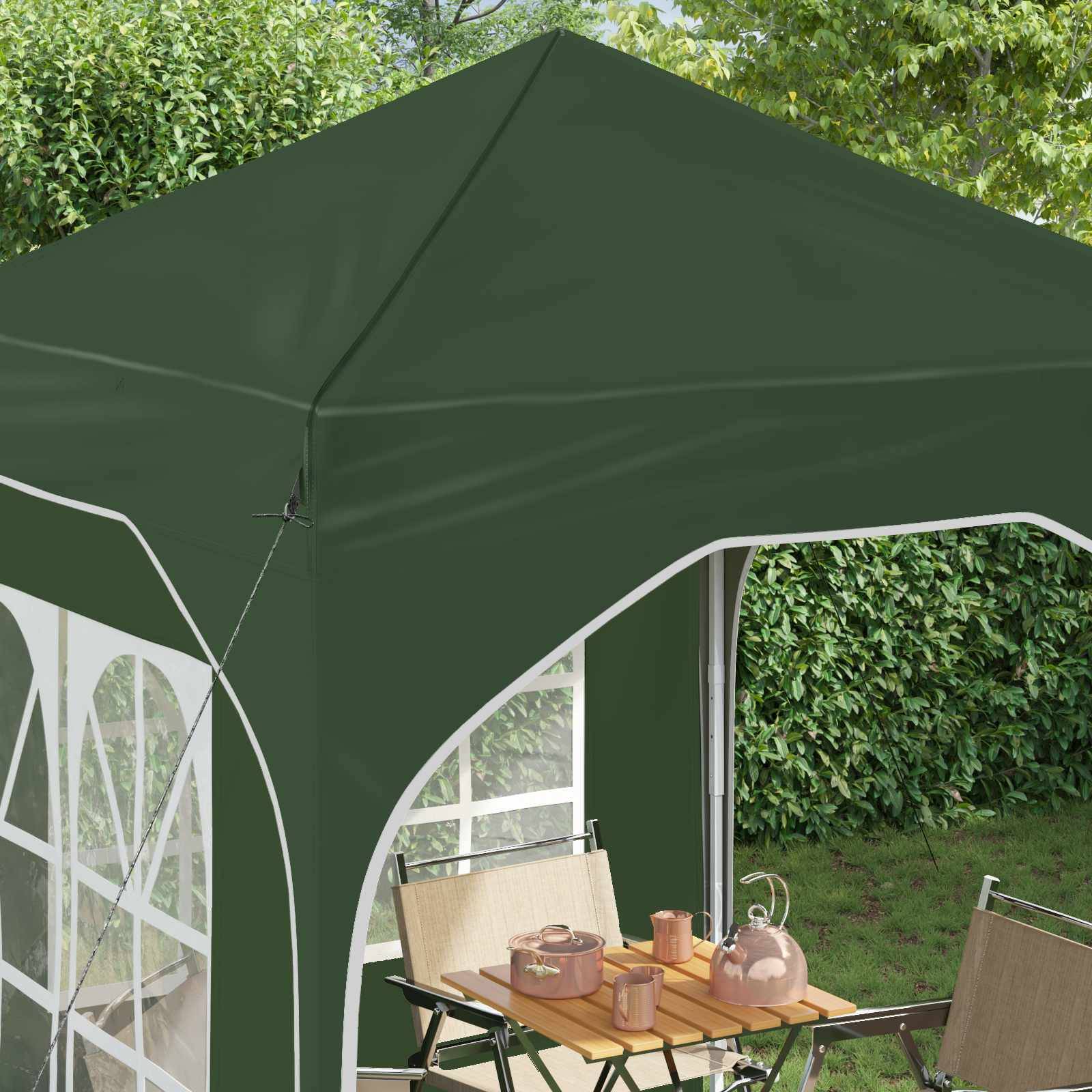 vidaXL Pop-up Partyzelt 192 x 192 x 245 cm Grün