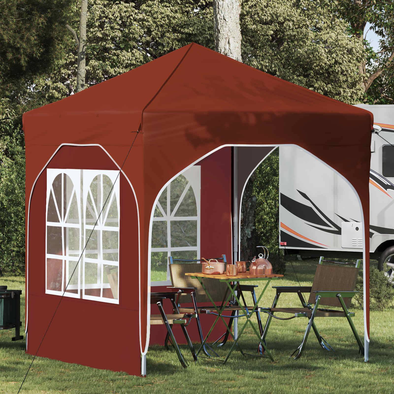 vidaXL Pop-up Partyzelt 192 x 192 x 245 cm Terrakotta